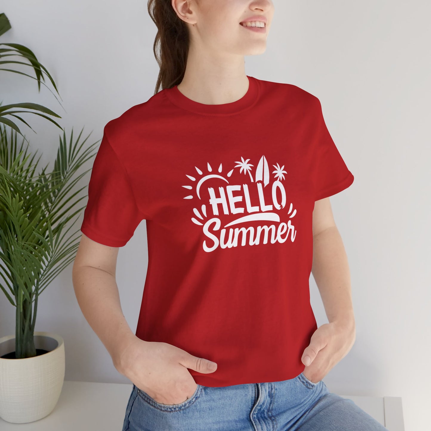 Hello Summer - Unisex Jersey Short Sleeve Tee