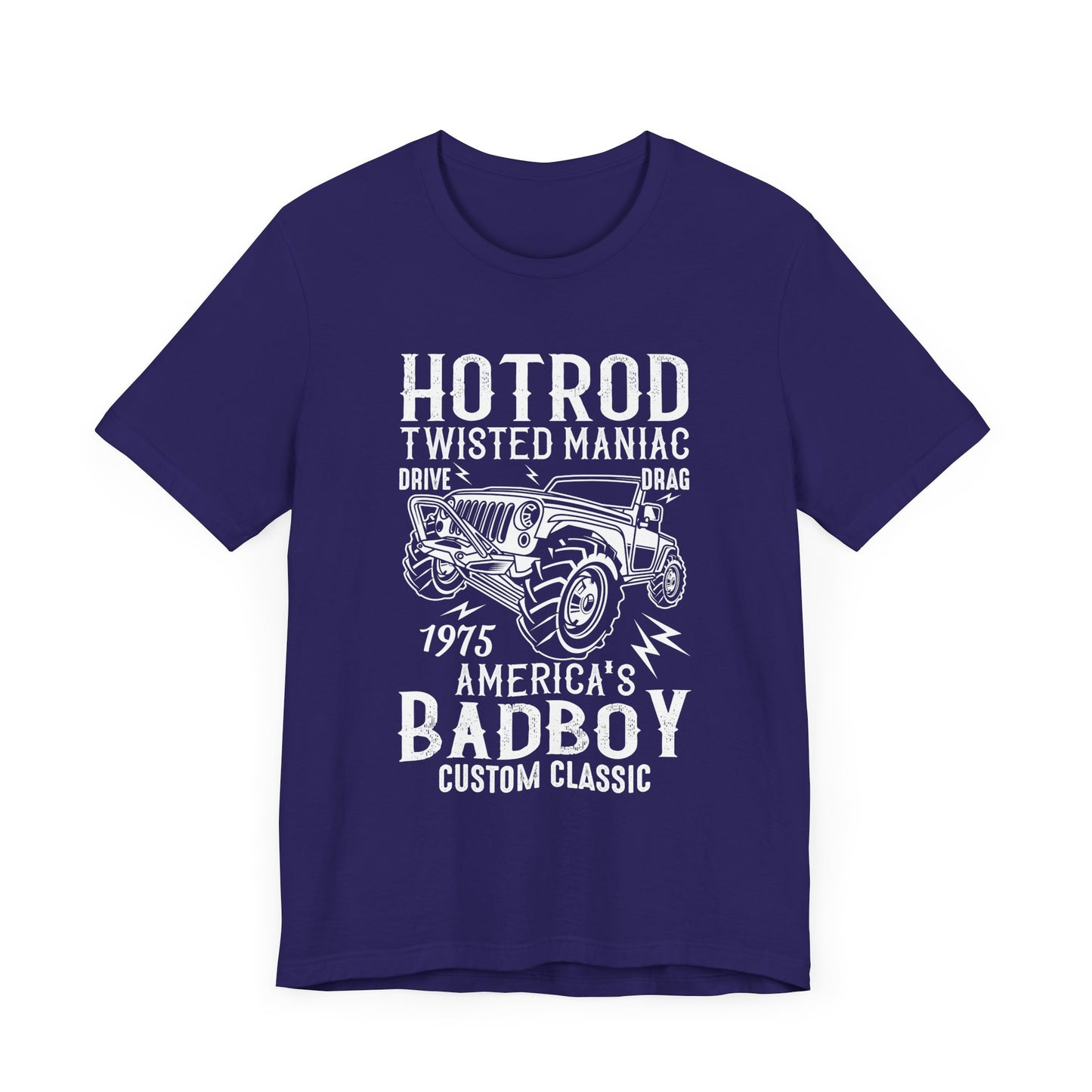 HotPod, Twisted Maniac, 1975 America's Badboy, Custom Classic - Unisex Jersey Short Sleeve Tee - 12576