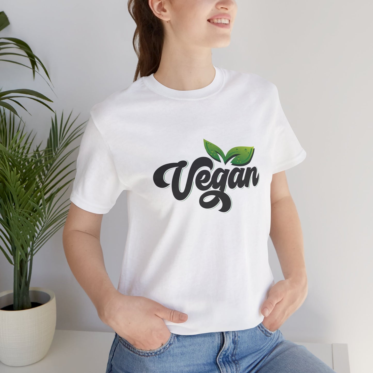 Vegan - Unisex Jersey Short Sleeve Tee