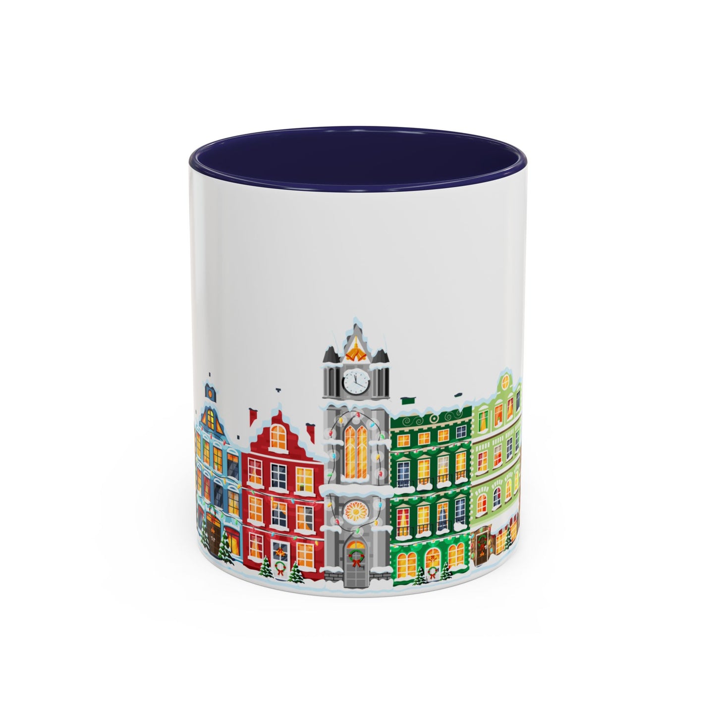 Christmas Houses - Accent Coffee Mug (11, 15oz) - 10438