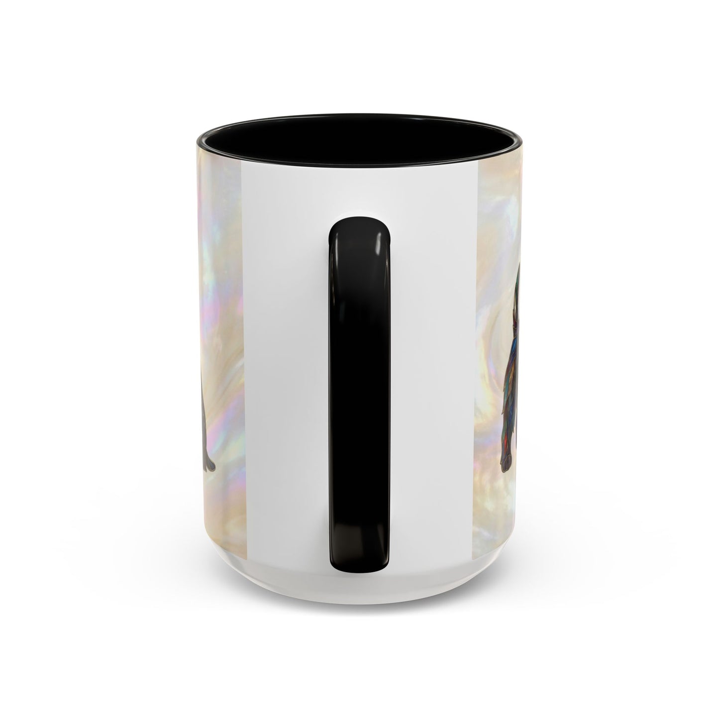 Scottish Terrier Accent Coffee Mug – Stained Glass Design 11/15oz - 14644