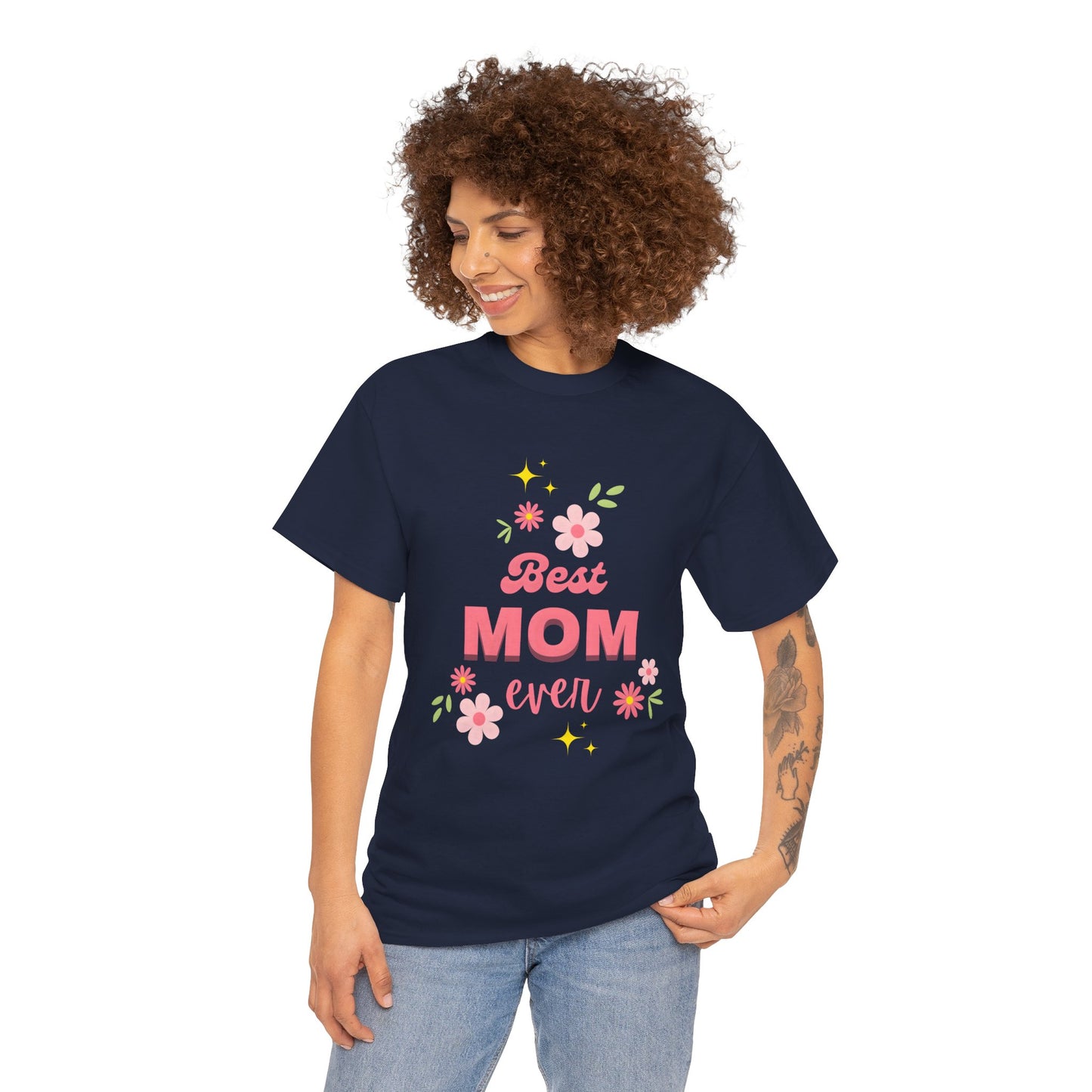 Best Mom Ever Shirt – Floral Mother’s Day Gift Tee - 14878