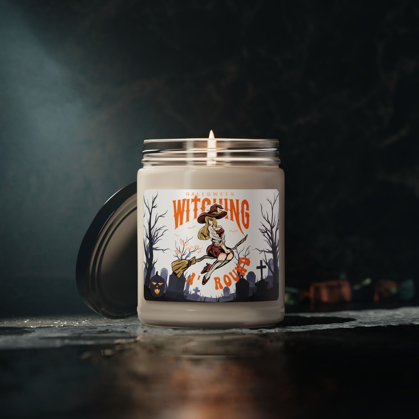 Witching, Let's Get Spooky Around - Scented Soy Candle, 9oz