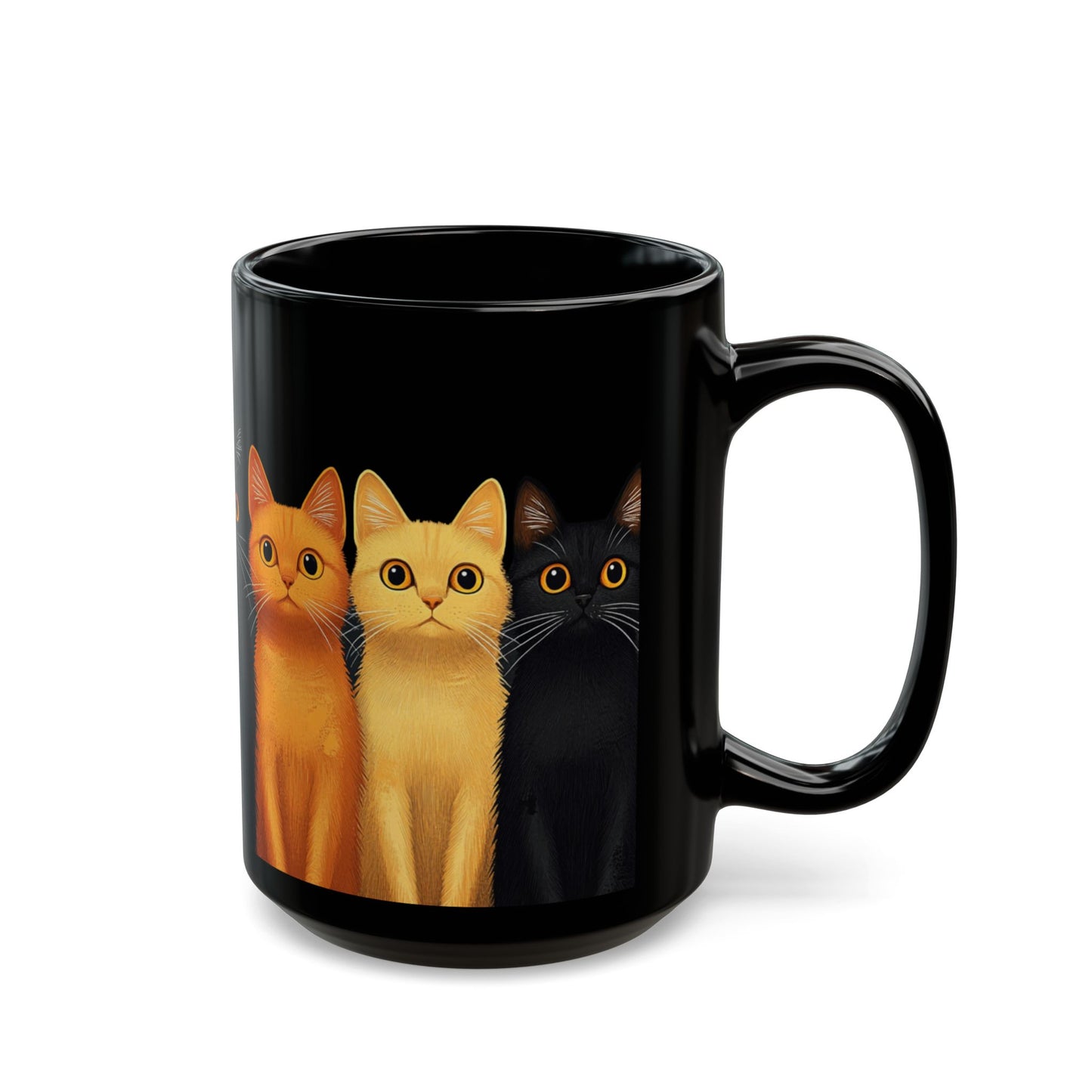 Cute Cats - Black Mug (11oz, 15oz) - 11195