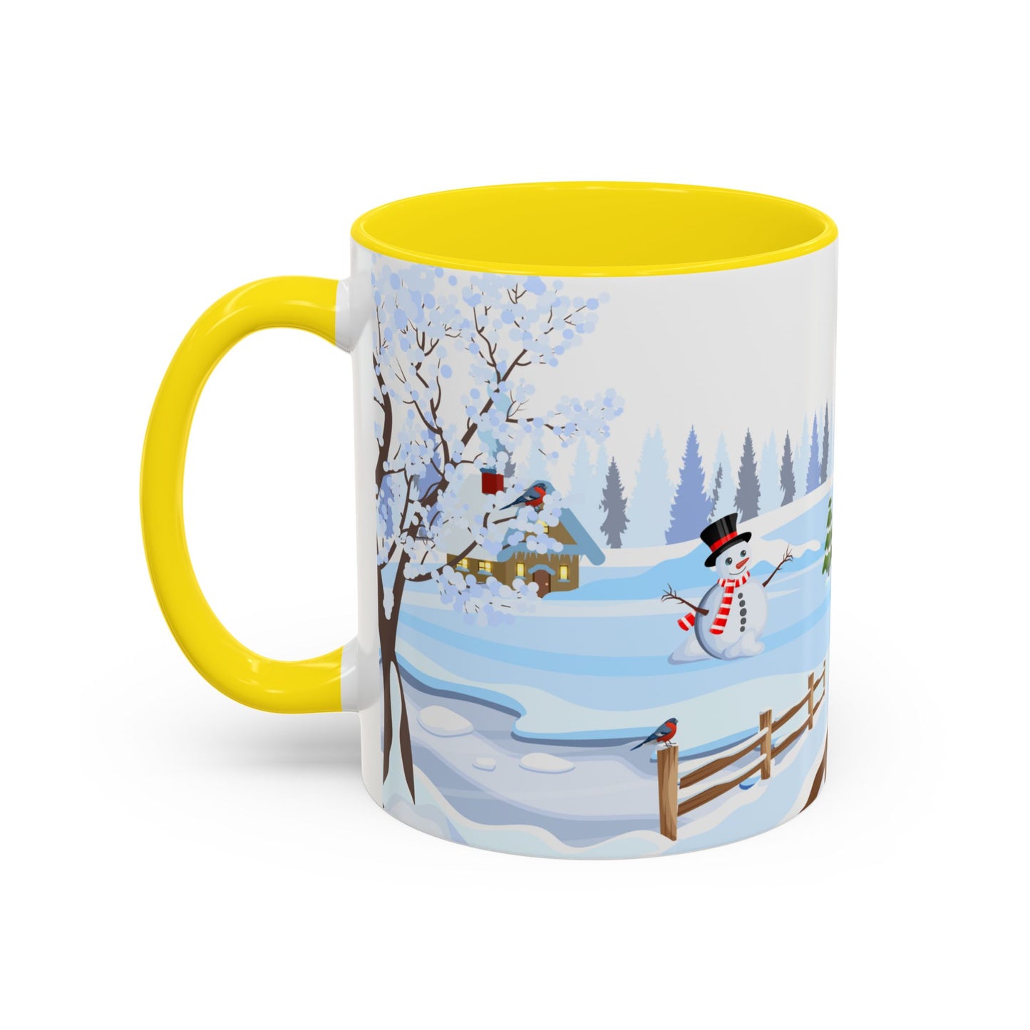 Winter Day Outside - Accent Coffee Mug (11, 15oz) - 10453