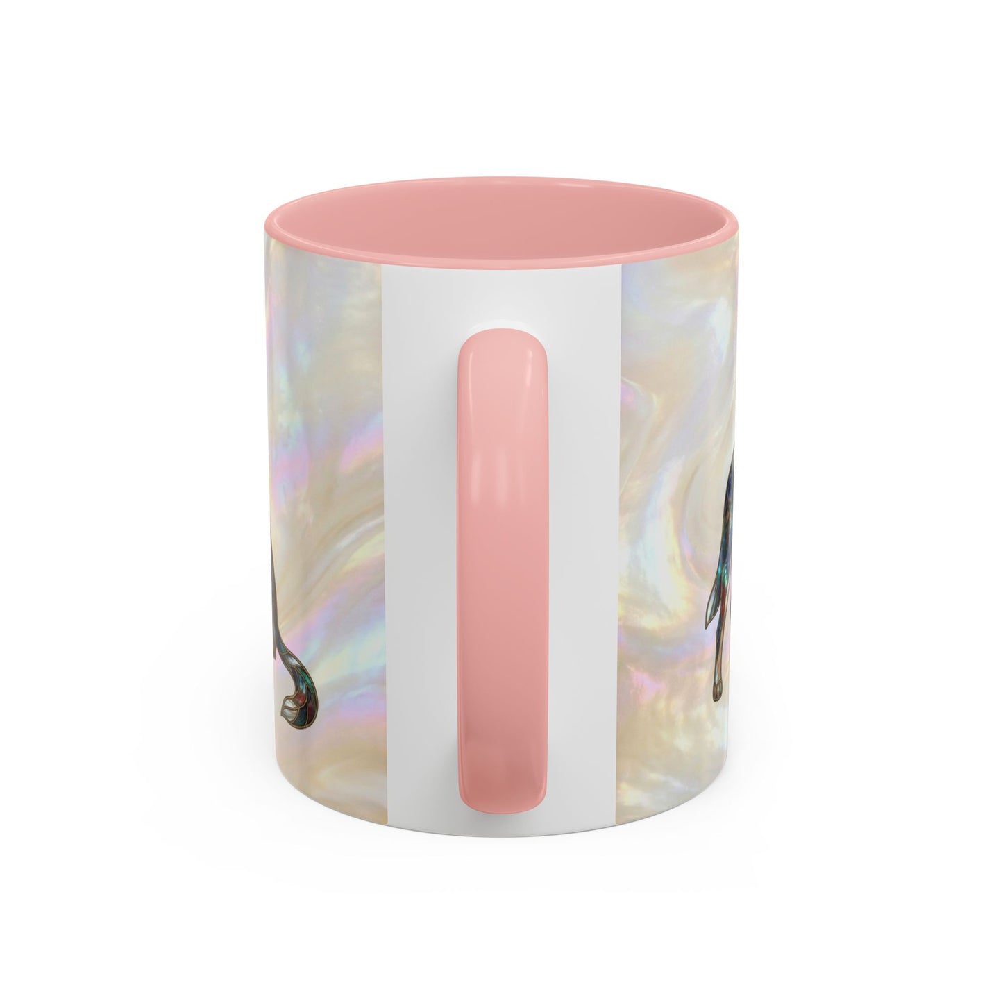 Australian Cattle Dog Accent Mug — Stained Glass Design (11/15oz) - 14613