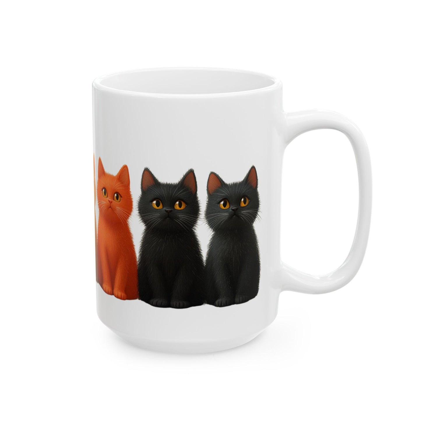Cute Kittens - Ceramic Mug, (11oz, 15oz) - 11194
