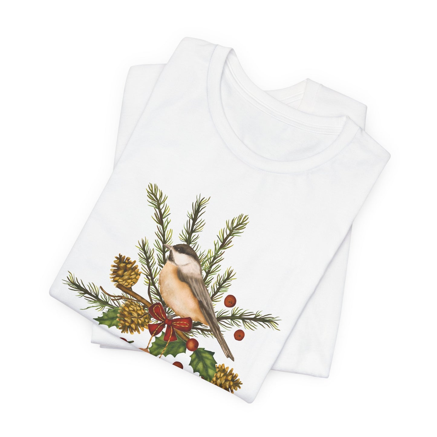 Christmas Bird - Unisex Jersey Short Sleeve Tee - 10347