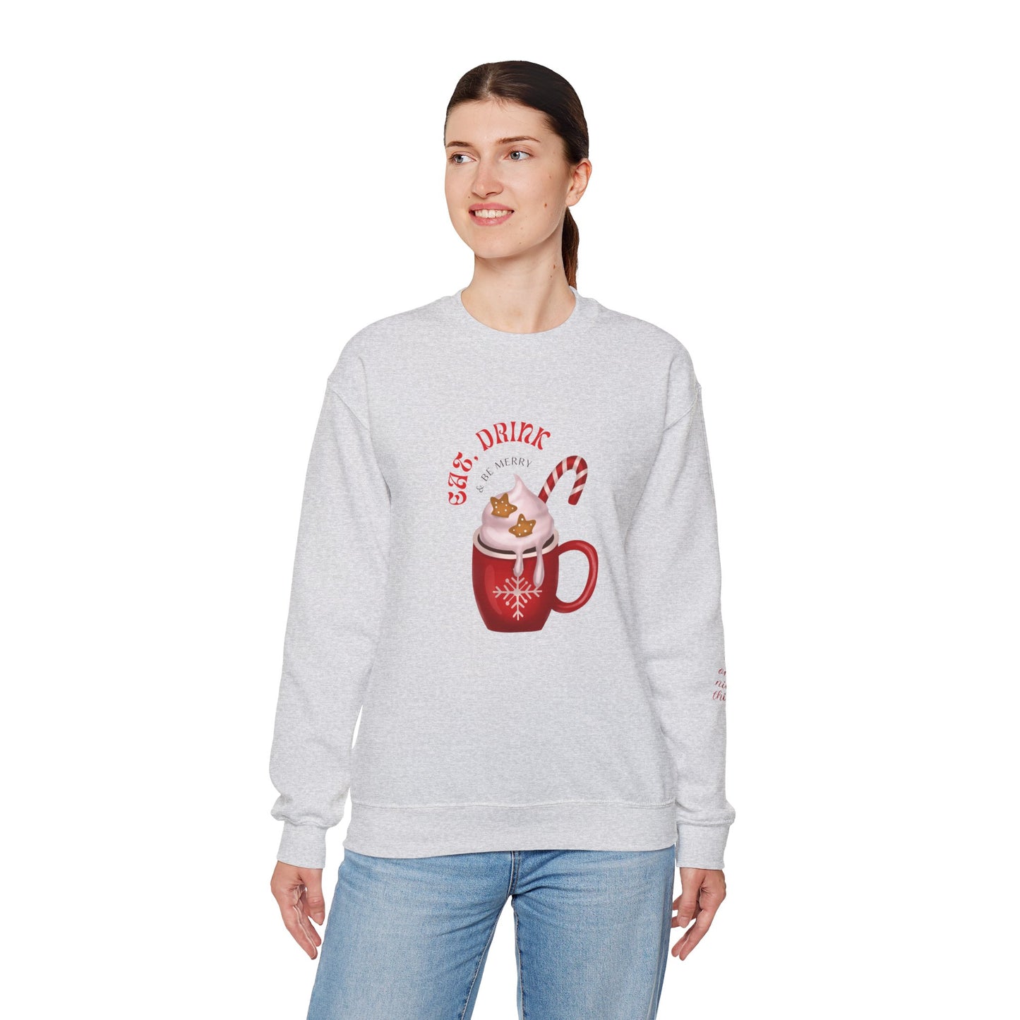 Eat Drink & Be Merry - Unisex Heavy Blend™ Crewneck Sweatshirt - 10509