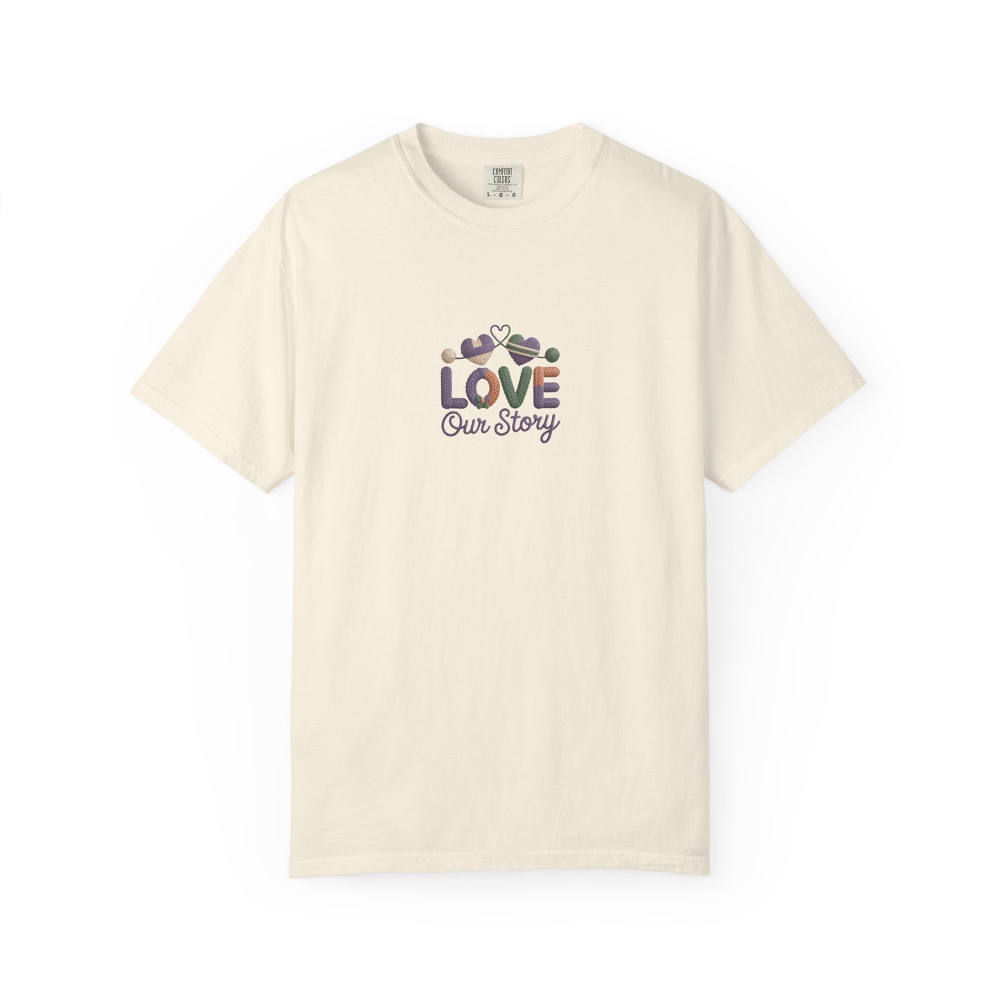 Our Story Valentine Graphic T-Shirt — Custom Placement & Size, Couple Gift - 14750