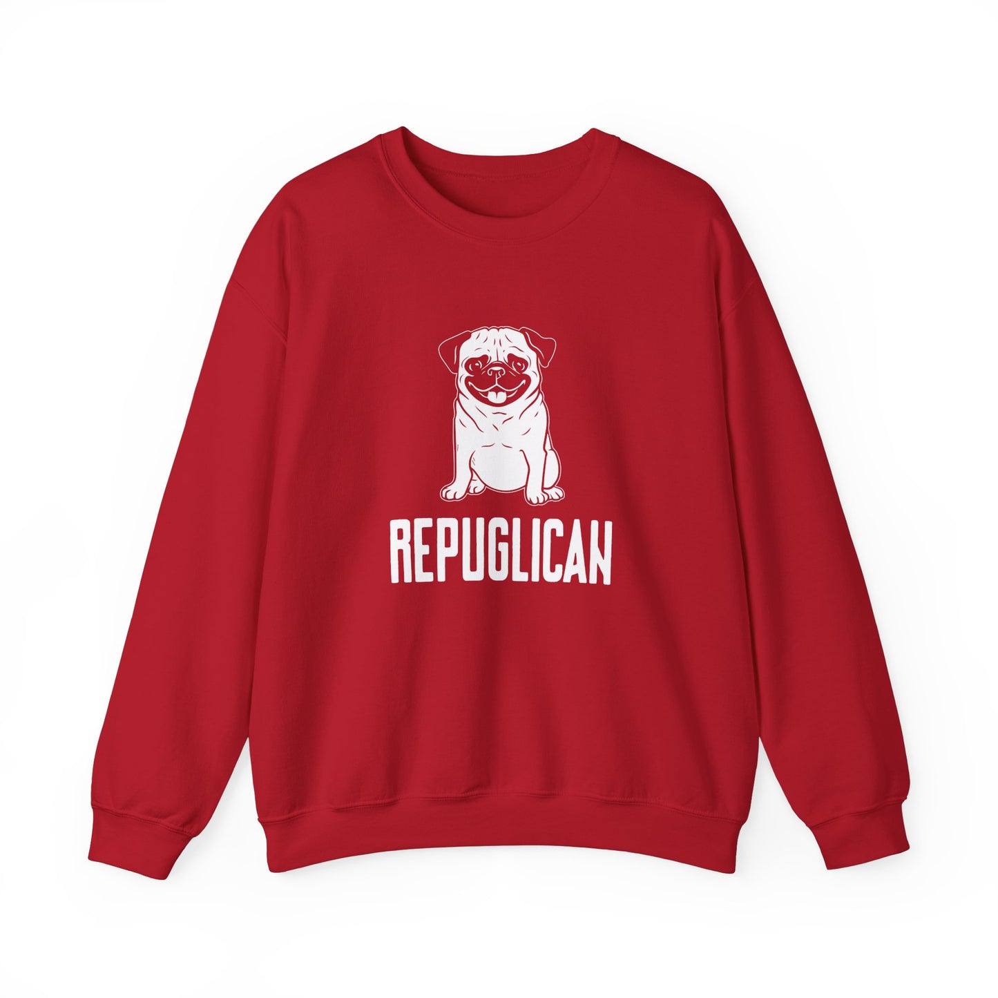 Republican, French Bulldog - Unisex Heavy Blend™ Crewneck Sweatshirt