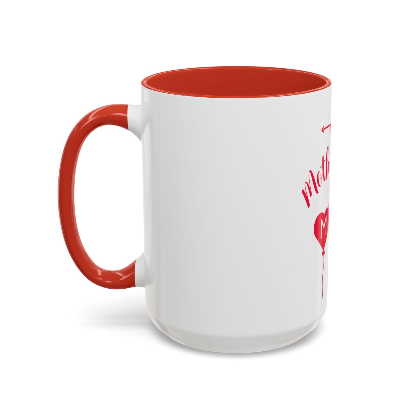 Mother's Day Accent Coffee Mug - Heart Balloons for Mom - 11870