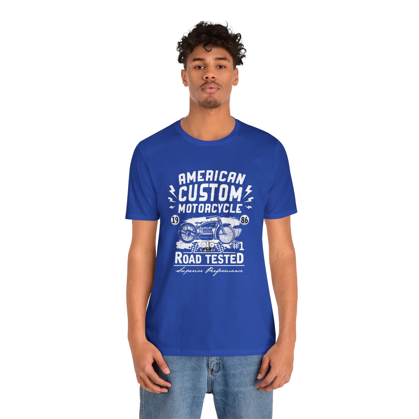 American Custom Motorcycle - Unisex Jersey Short Sleeve Tee