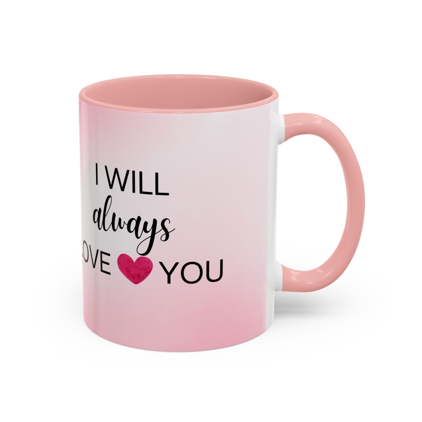 Male and Female Penguins, I will Always Love You - Accent Coffee Mug (11, 15oz) - 11018