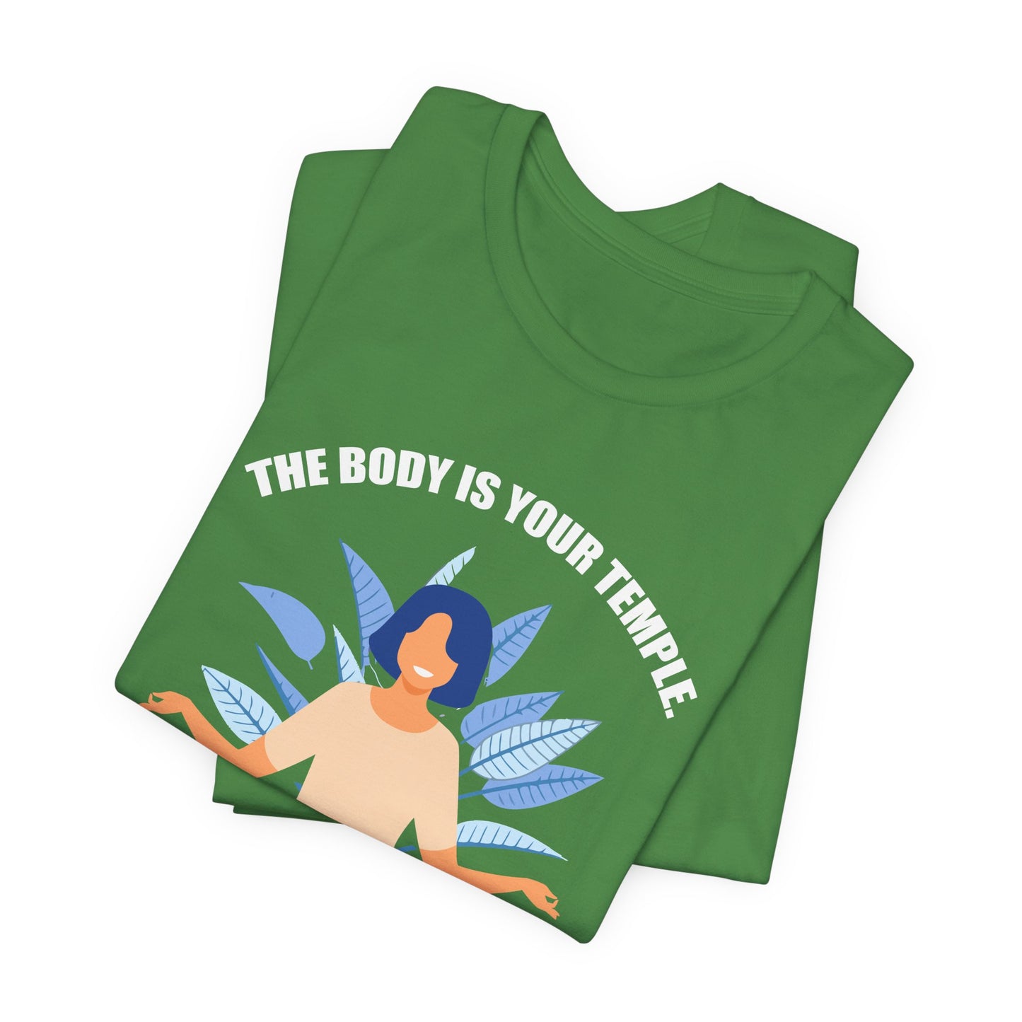 Yoga: The Body Is Your Temple, Keep It Pure & Clean For The Soul To Reside In - Unisex Jersey Short Sleeve Tee