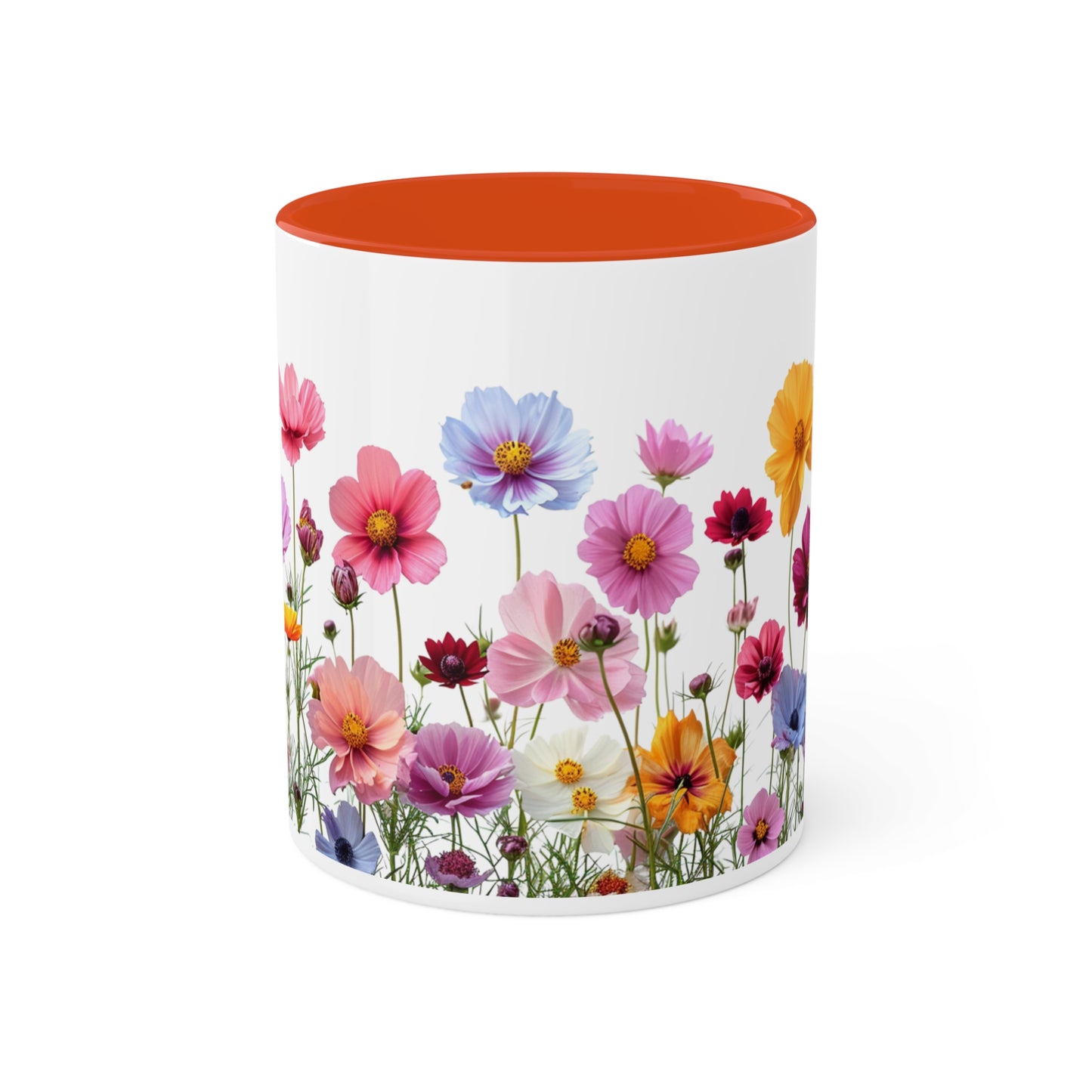 Bright Flowers - Colorful Mugs, 11oz