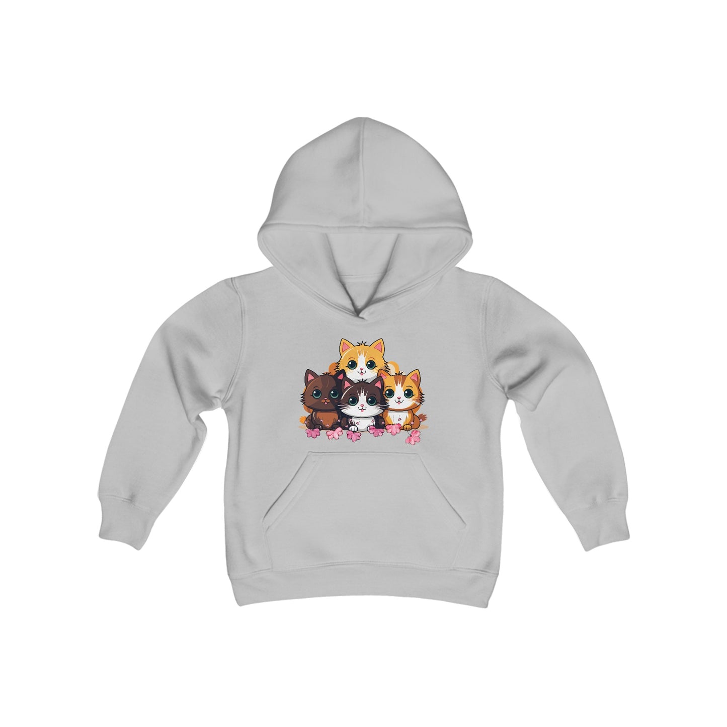 Kittens: Little Bundles of Joy - Youth Heavy Blend Hooded Sweatshirt