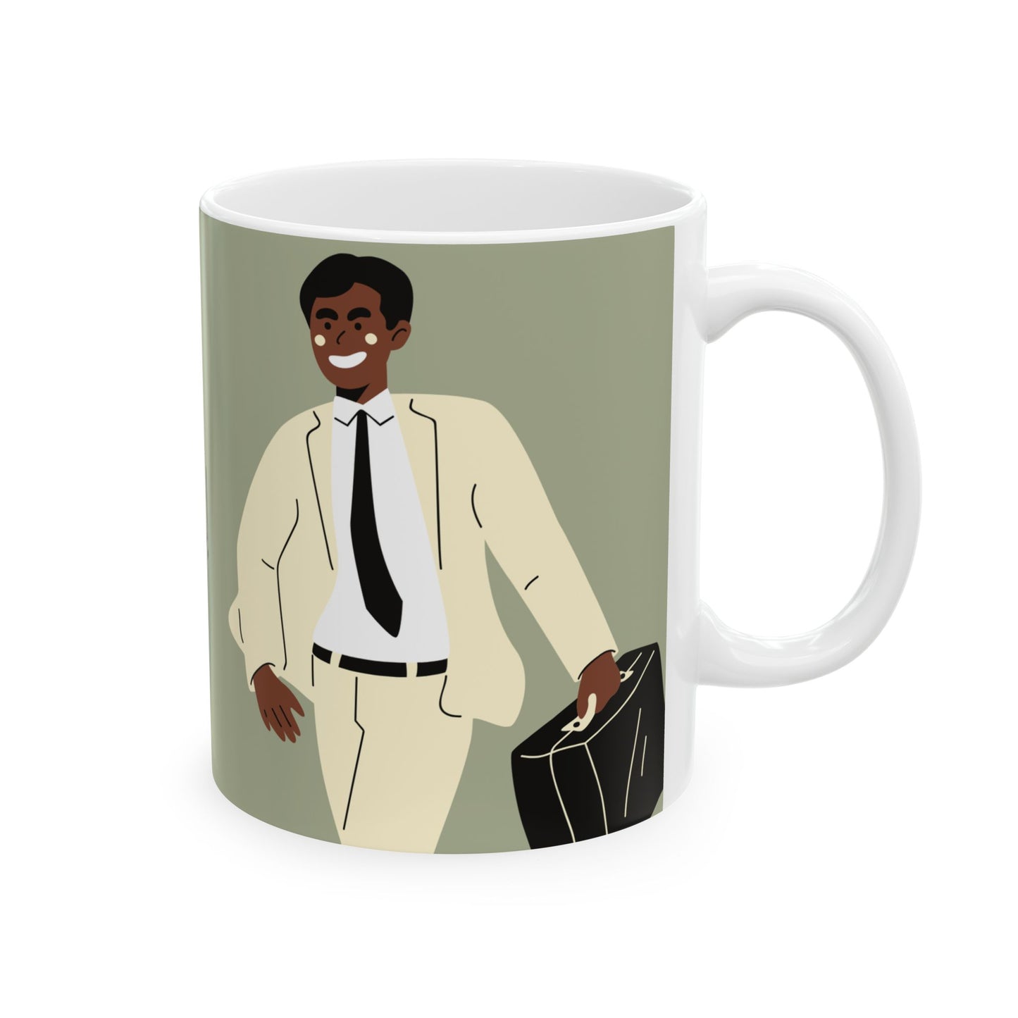 Father's Day Inspired Ceramic Mug - Perfect Gift for Dad, Inspirational Coffee Cup, Unique Father's Day Mug, 11oz 15oz - 14039