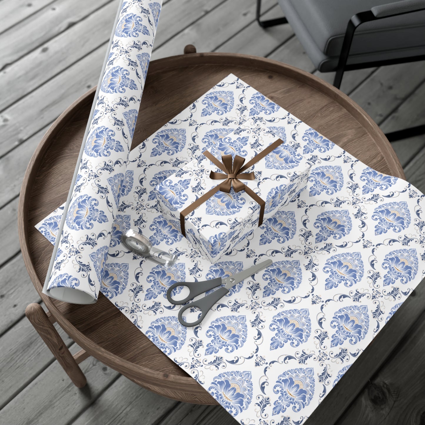 Light Blue Pattern - Gift Wrap Papers - 10311