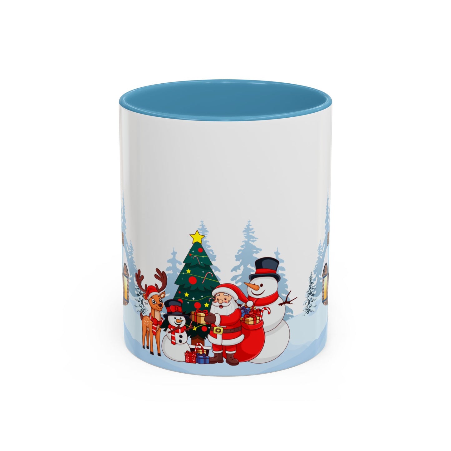 Outdoor Christmas Party - Accent Coffee Mug (11, 15oz) - 10454