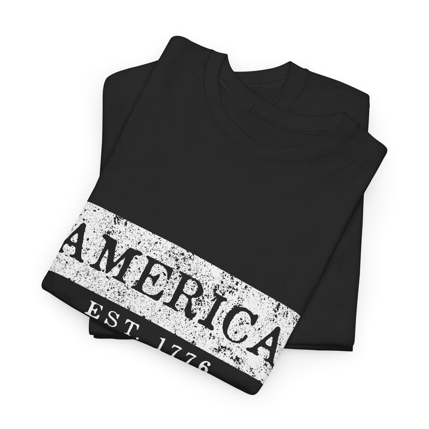 Patriotic Unisex Tee - America EST 1776, Vintage Style Shirt, Independence Day Gift, Casual Wear, Gifts for Him/Her - 13736
