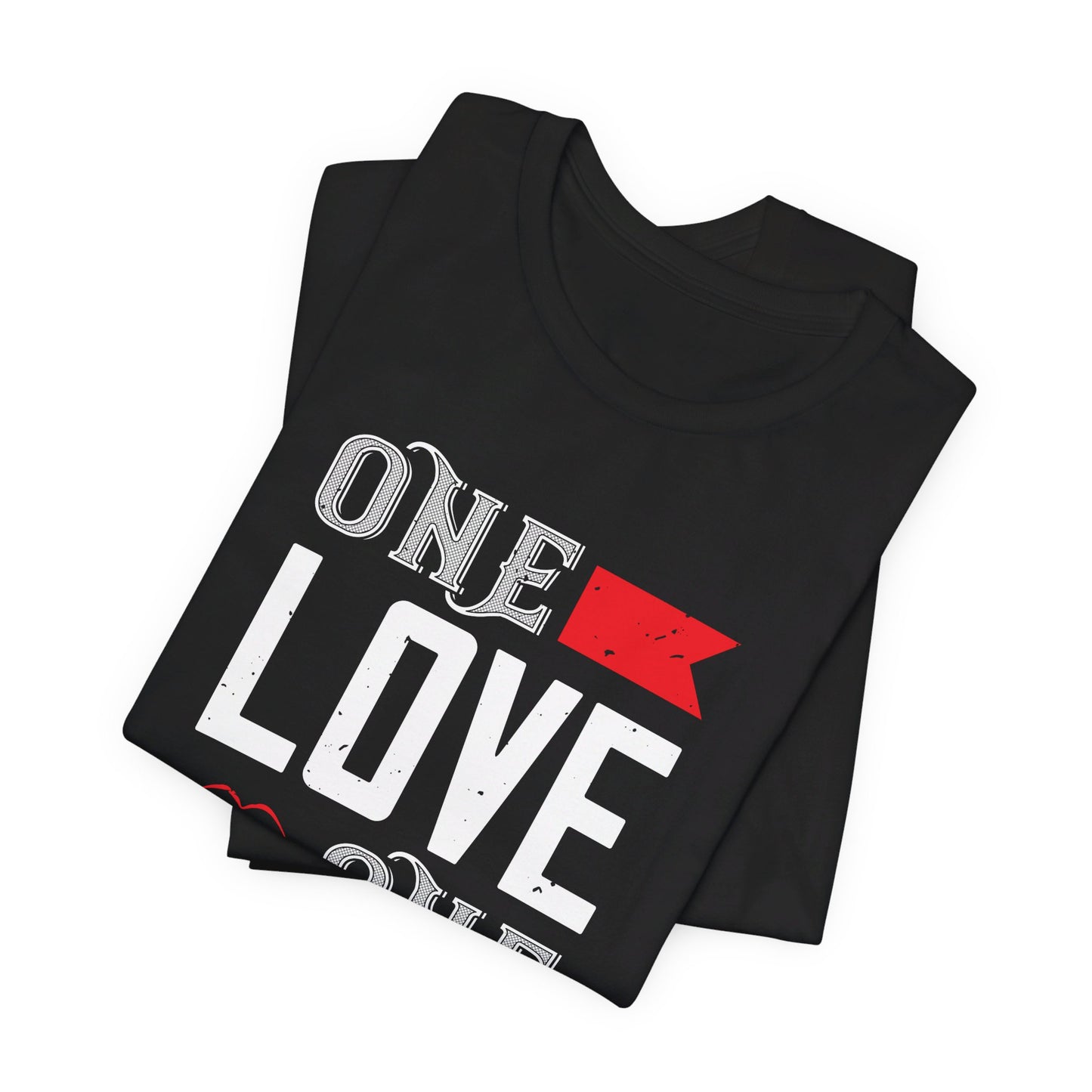 One Love One Heart - Unisex Jersey Short Sleeve Tee