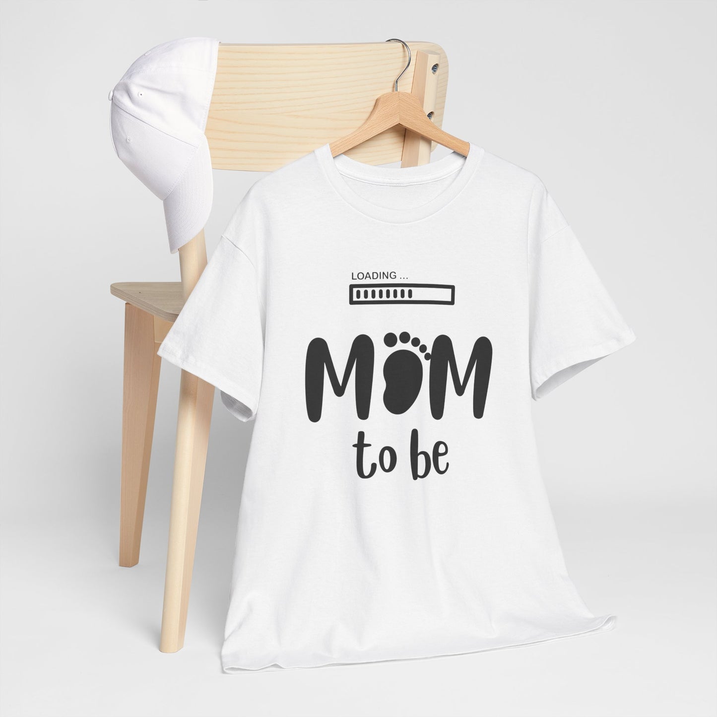Mom to Be Shirt – Pregnancy Announcement Gift Tee with Loading Bar - 14879