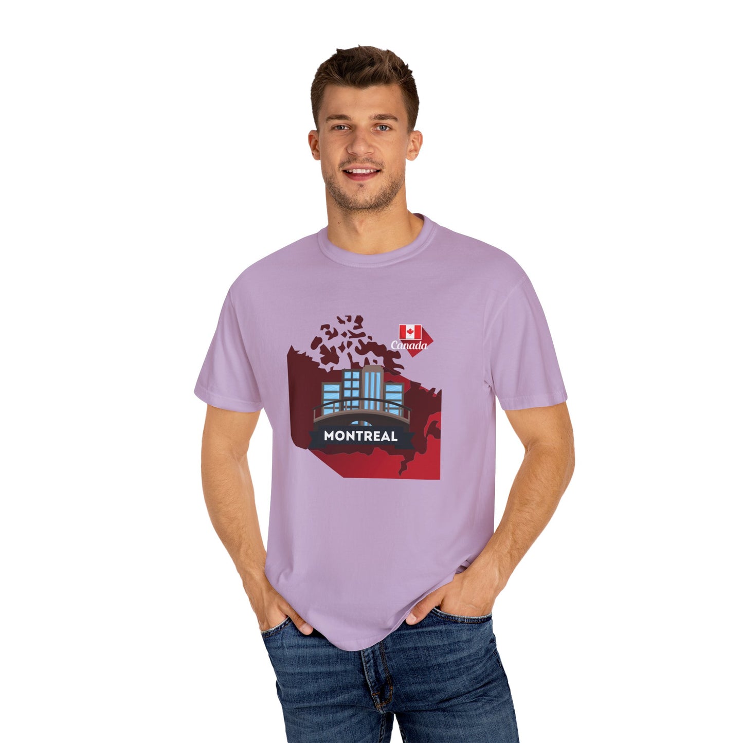 Montreal Graphic Unisex T-Shirt - Perfect for Travelers & Locals - 12201