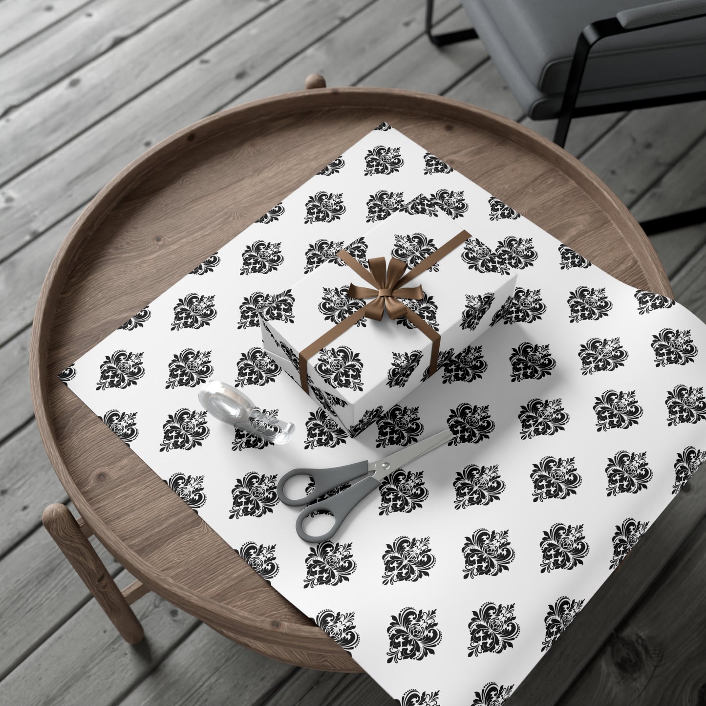 Vintage Black Pattern - Gift Wrap Papers - 10297
