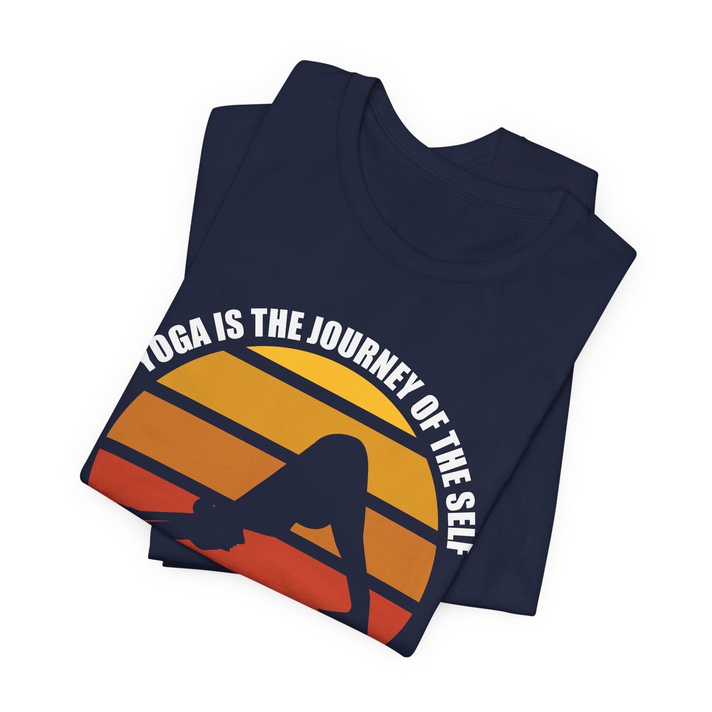 Yoga Is The Journey Of The Self Through The Self To The Self - Unisex Jersey Short Sleeve Tee