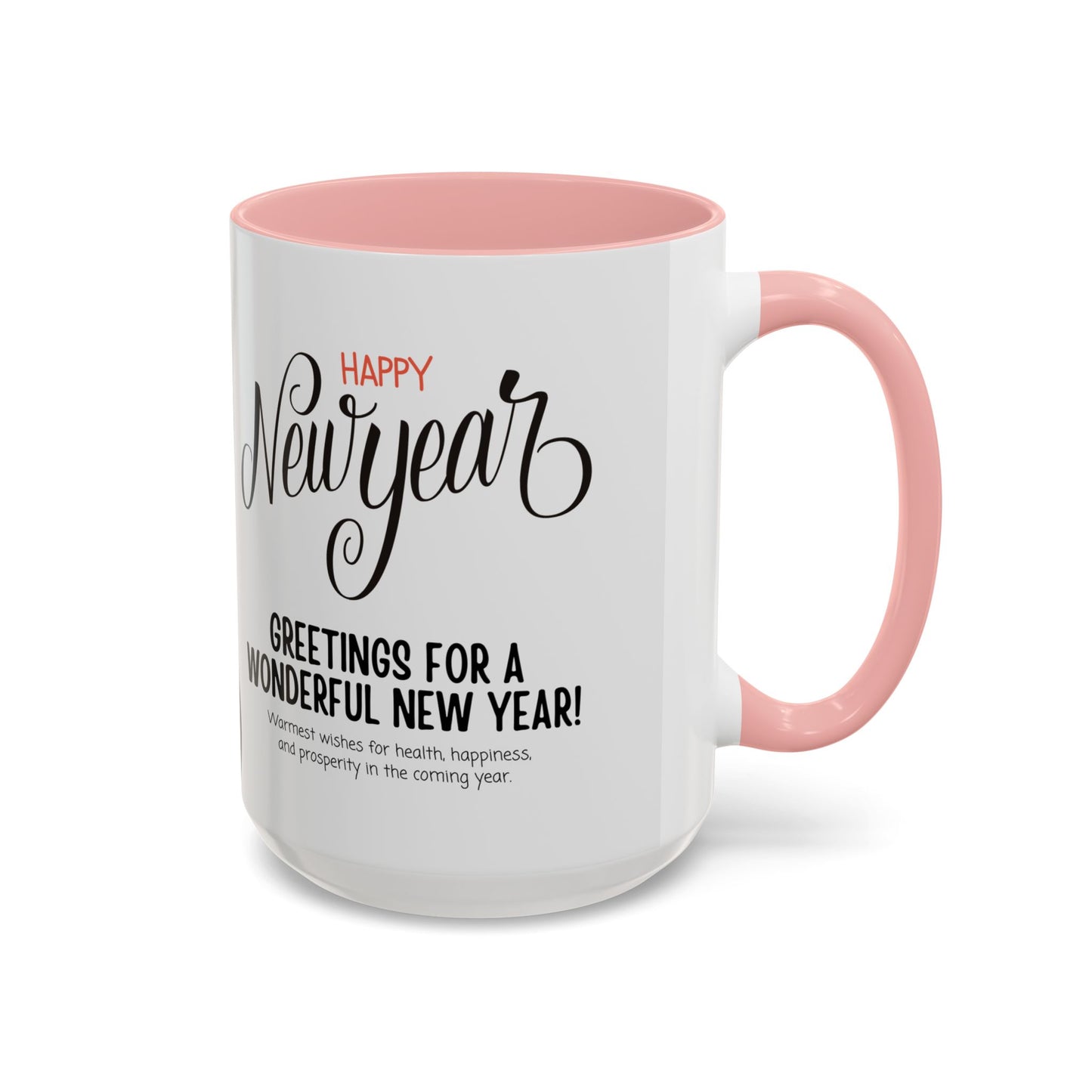 Happy New Year - Accent Coffee Mug (11, 15oz) - 10891