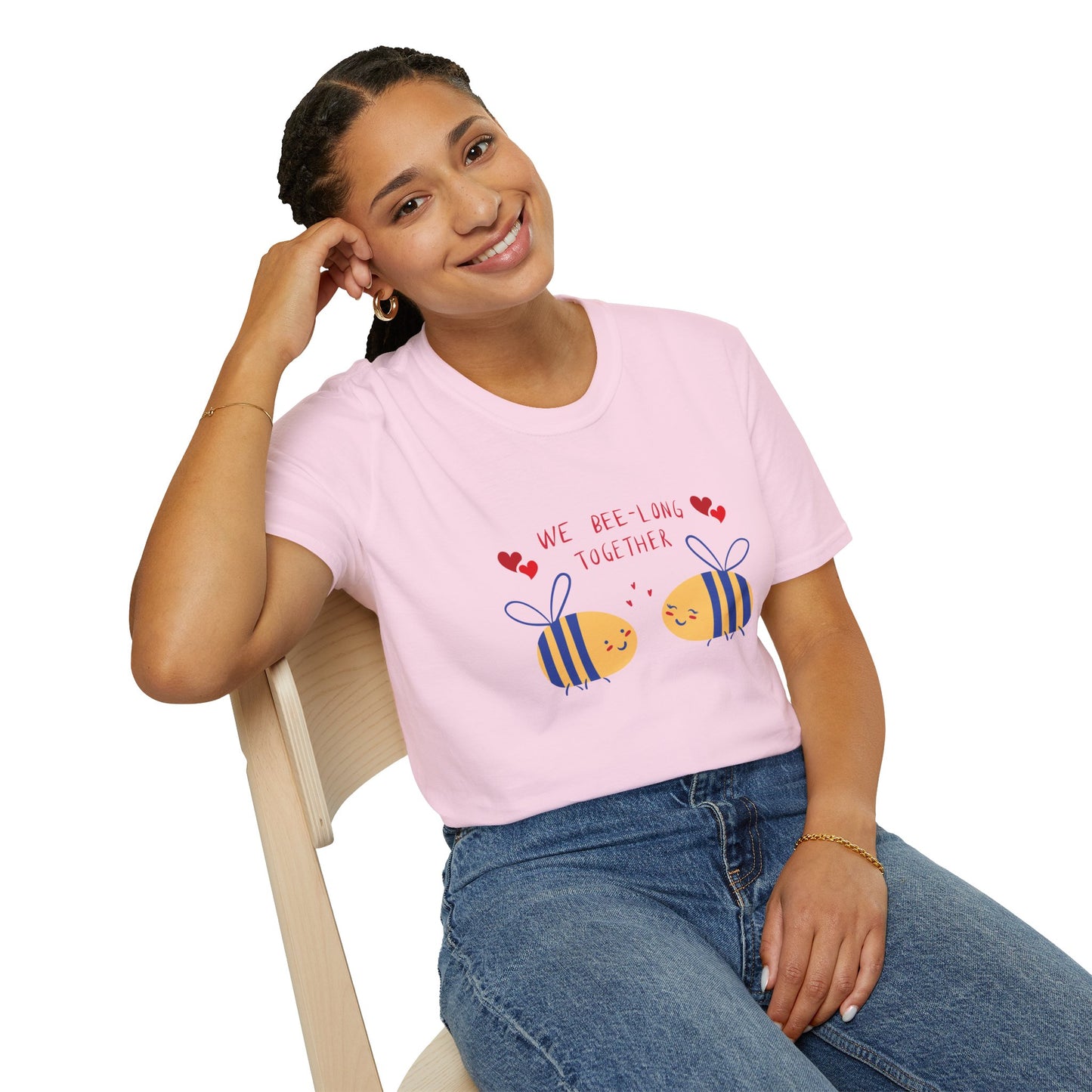 Bees, We Bee-long Together - Unisex Softstyle T-Shirt - 11361