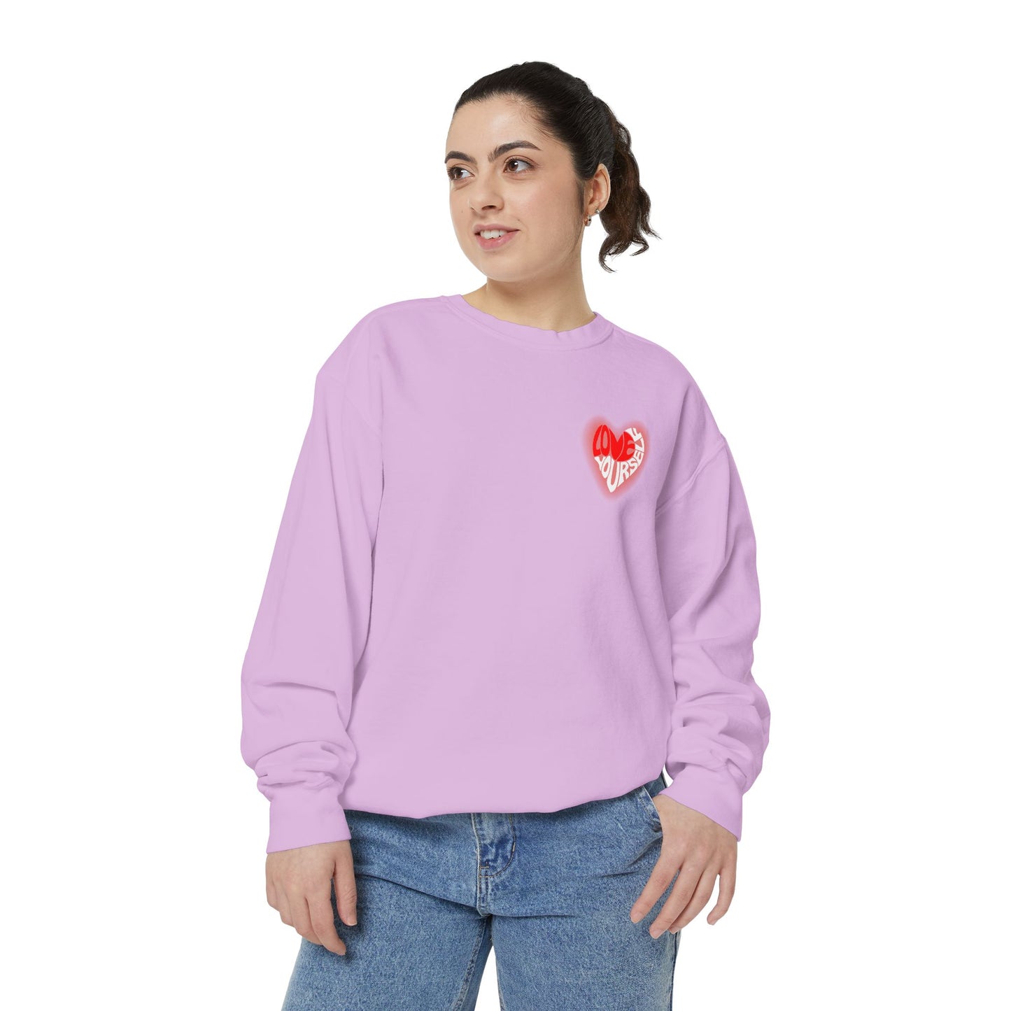 Love Yourself - Unisex Garment-Dyed Sweatshirt - 10536