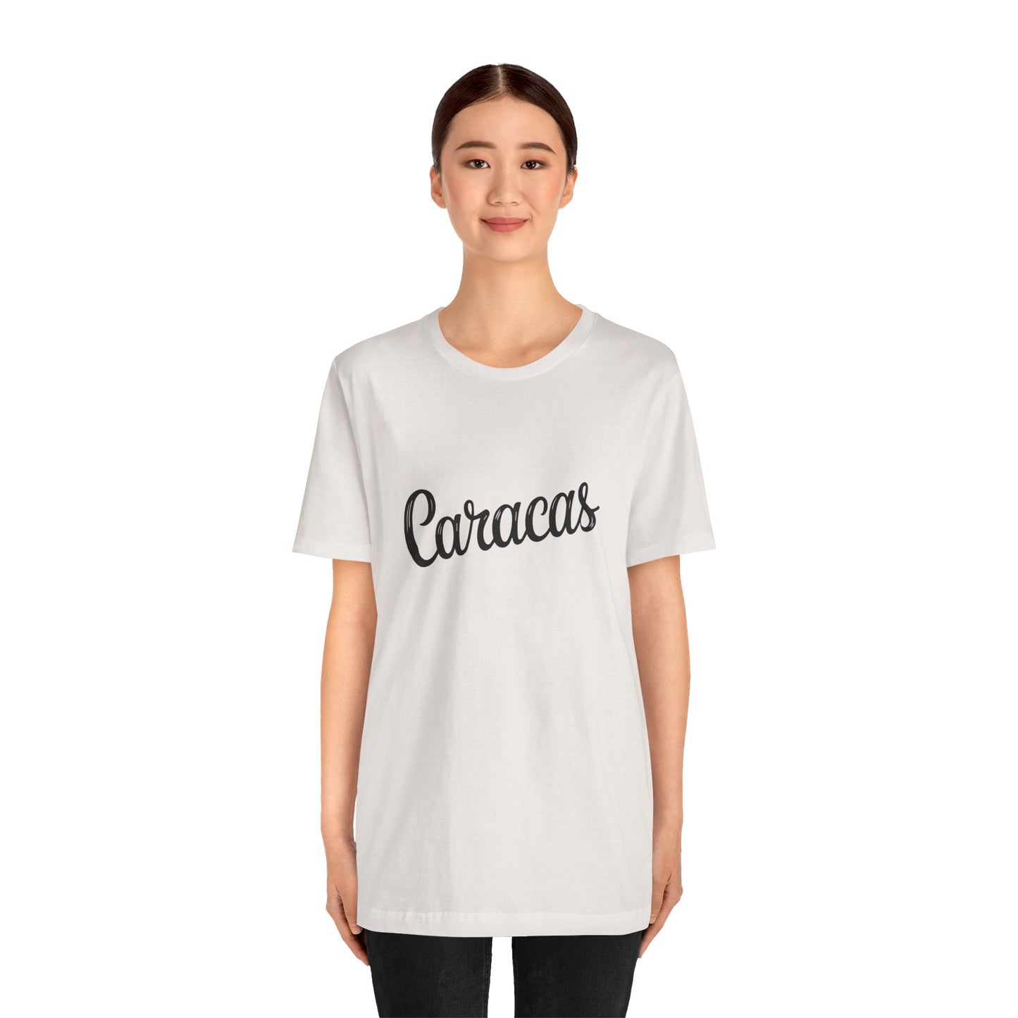 Caracas Unisex Jersey Short Sleeve Tee - Casual Graphic T-Shirt for Everyday Wear - 12270
