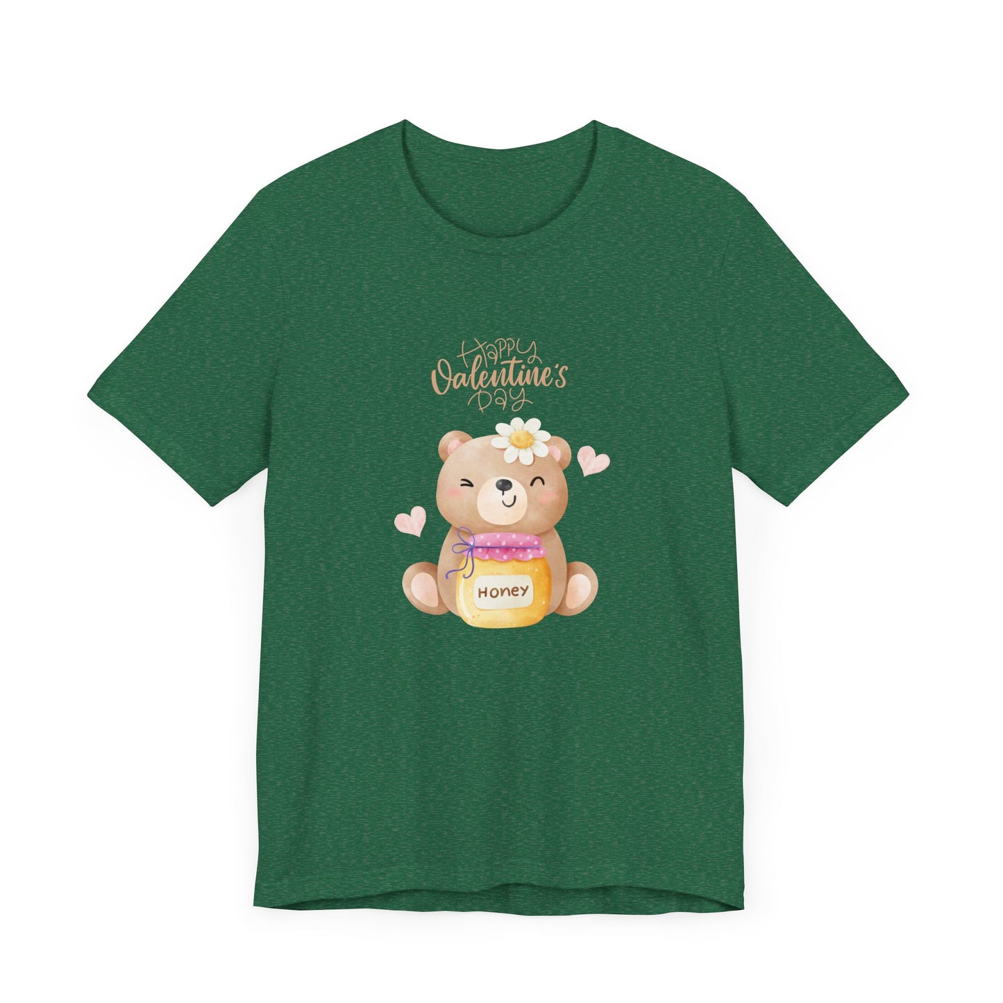 Baby Bear, Happy Valentine's Day - Unisex Jersey Short Sleeve Tee - 11522