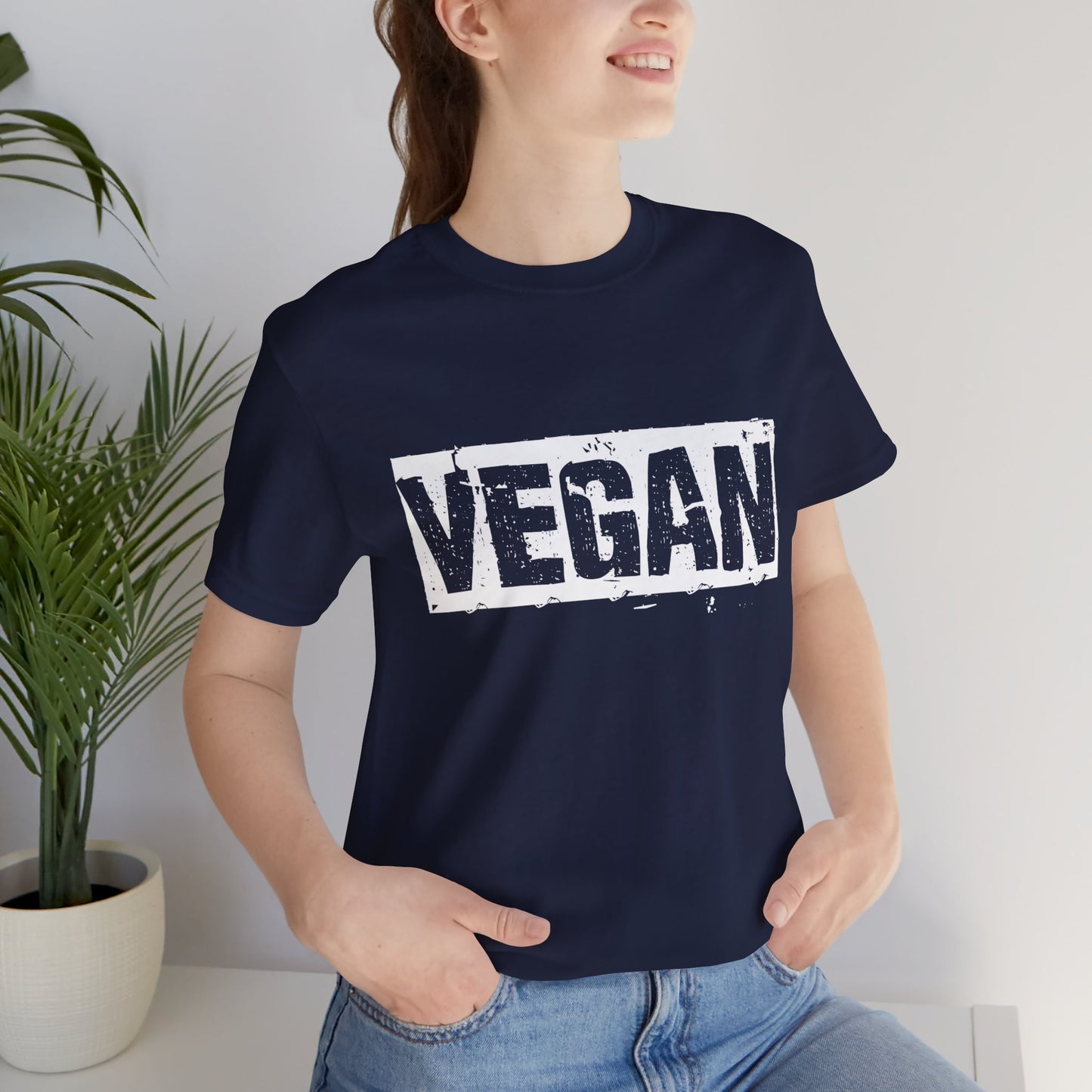 Vegan - Unisex Jersey Short Sleeve Tee