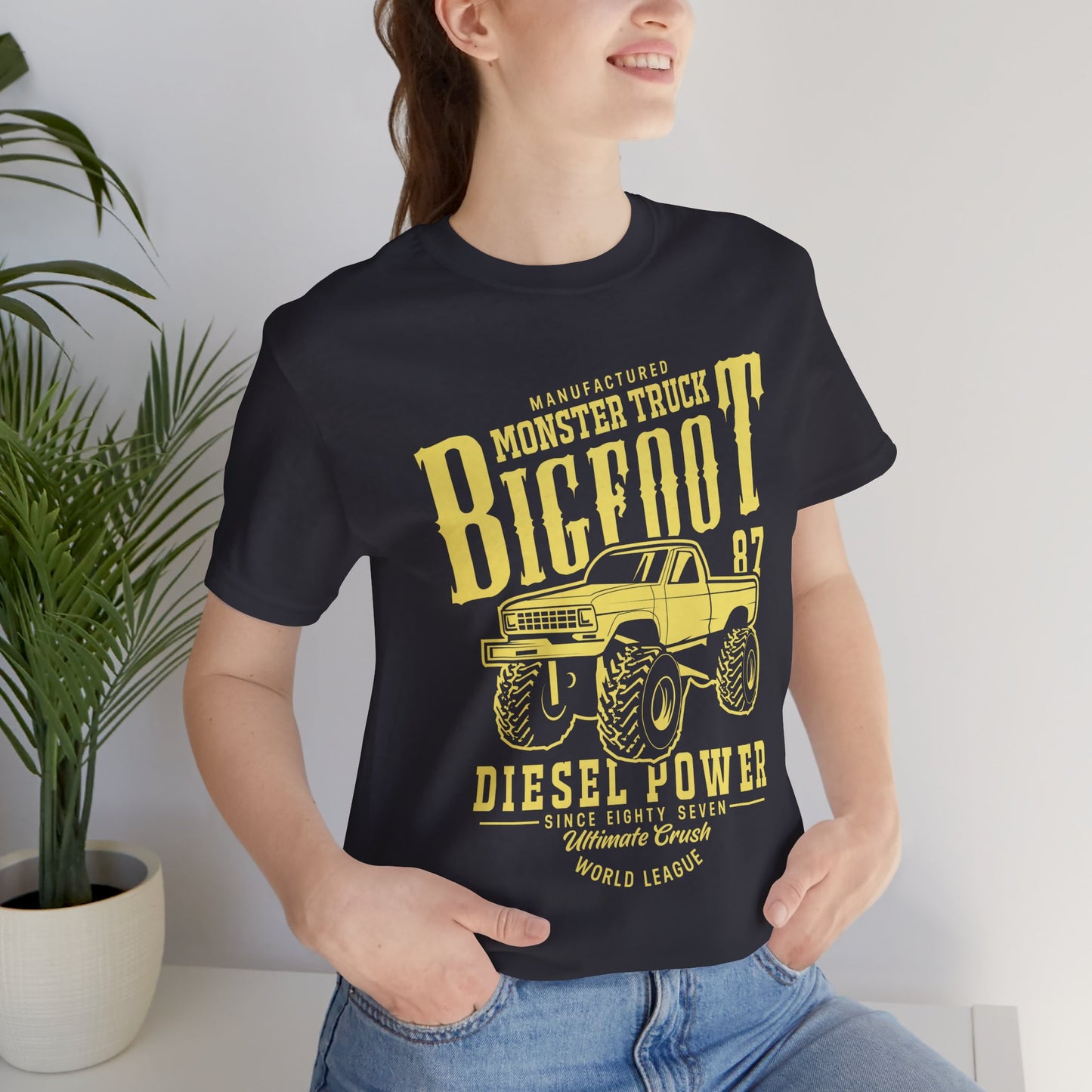 Monster Truck, Big Foot - Unisex Jersey Short Sleeve Tee - 12610