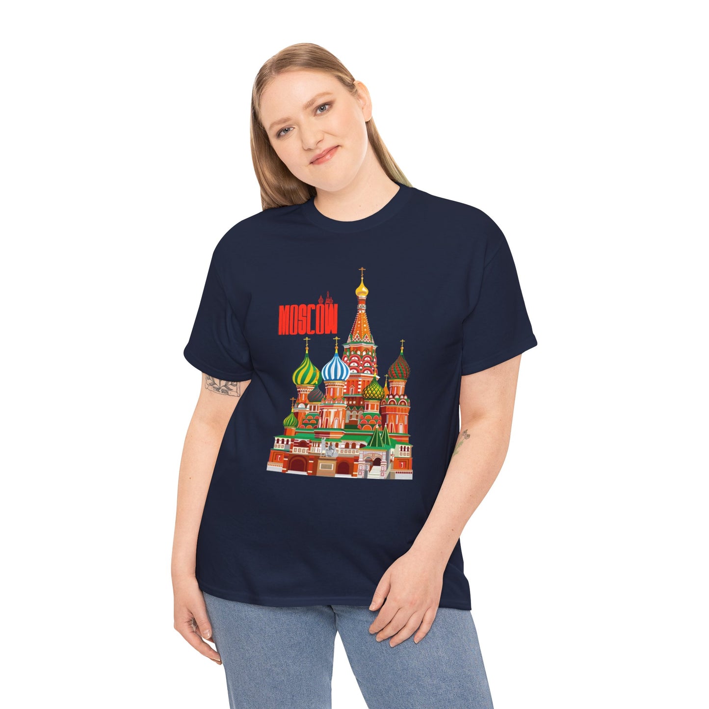 Moscow Graphic Unisex Heavy Cotton Tee - 12050