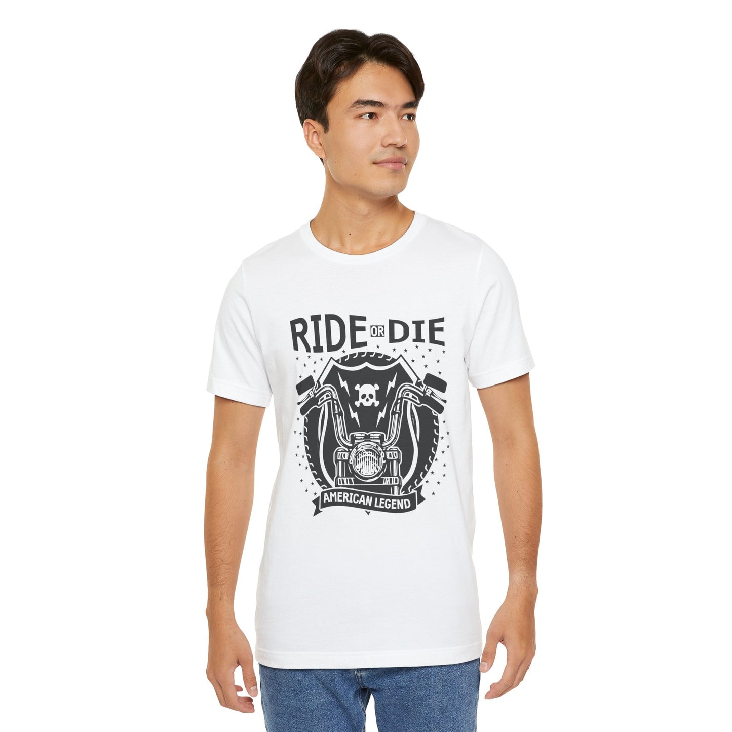 Ride or Die, American Legend - Unisex Jersey Short Sleeve Tee