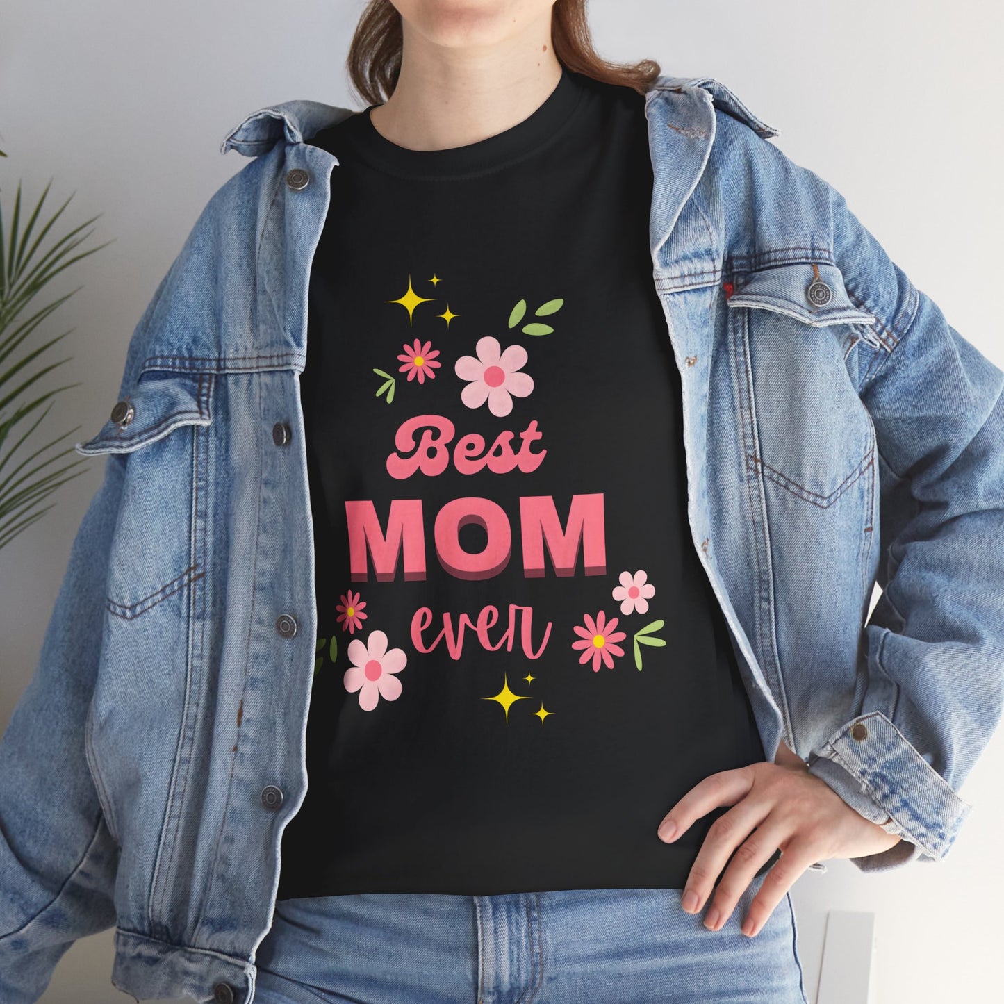 Best Mom Ever Shirt – Floral Mother’s Day Gift Tee - 14878