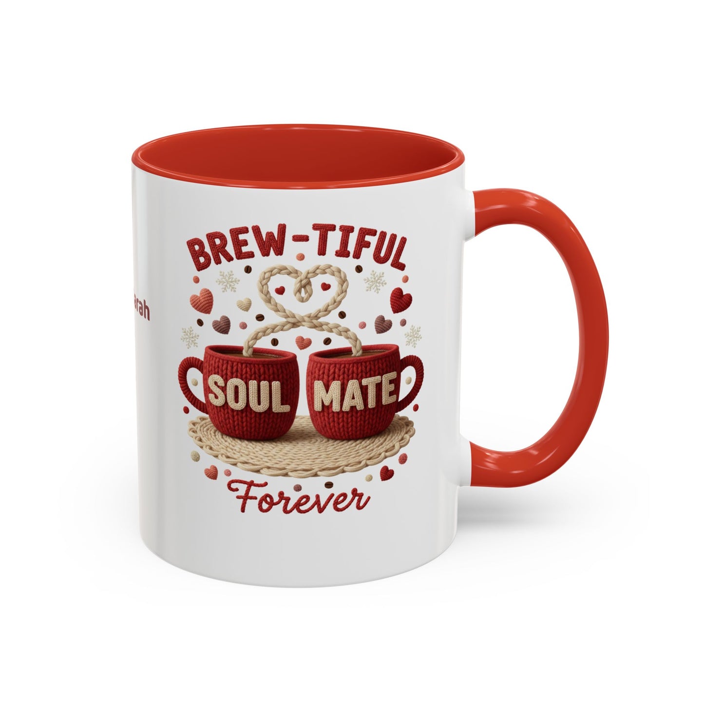 Brew-tiful Soulmates Forever Personalized Mug — Custom Names & Established Date (11oz / 15oz) - 14746