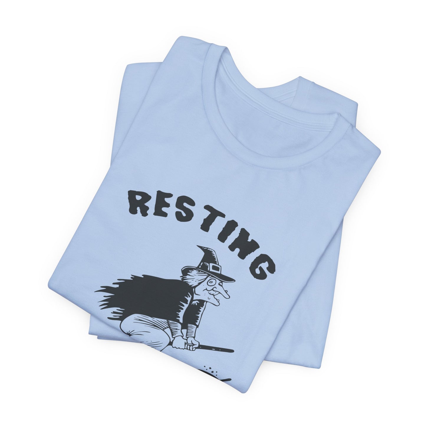 Halloween: Resting Witch Face - Unisex Jersey Short Sleeve Tee - 12665