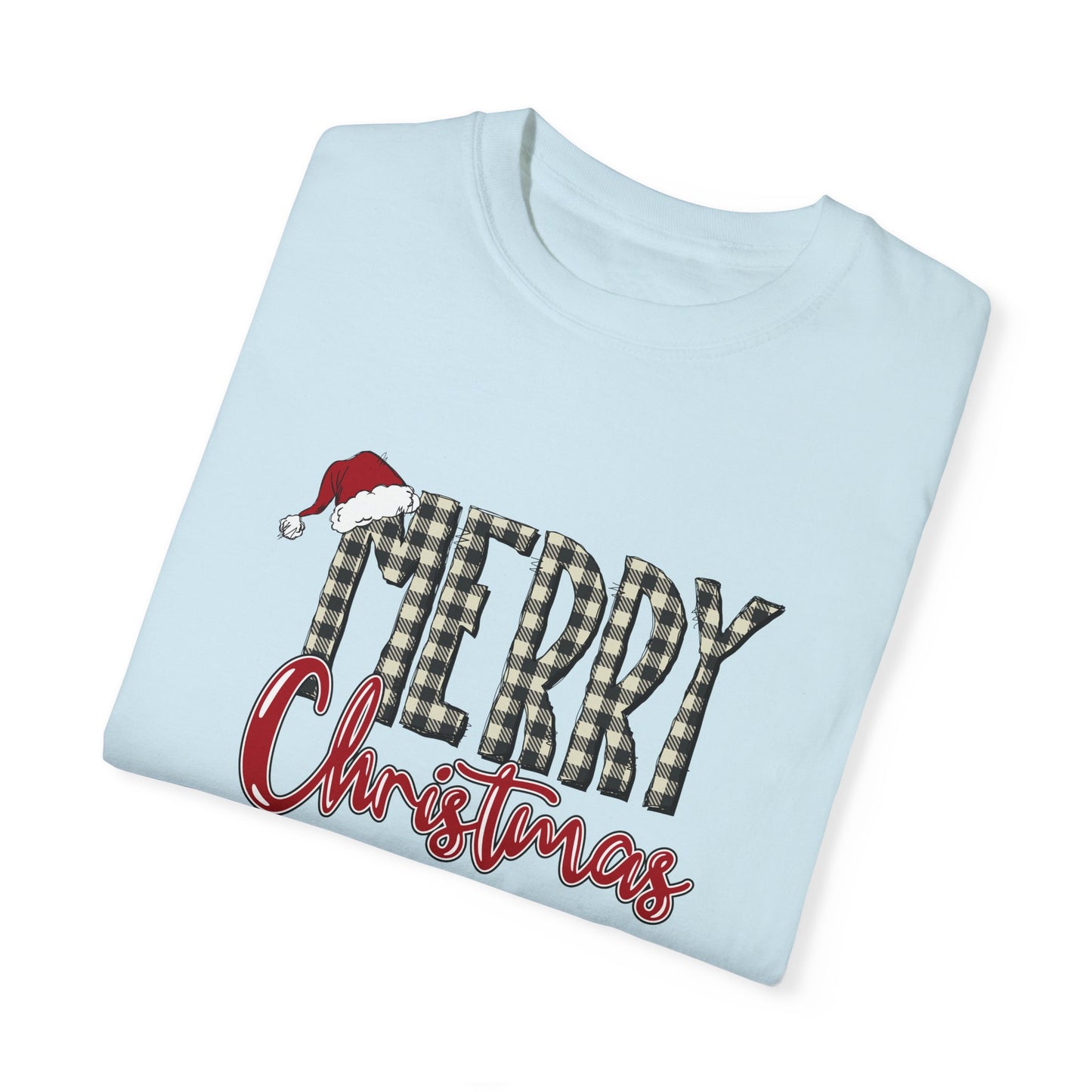 Merry Christmas - Unisex Garment-Dyed T-shirt - 10348