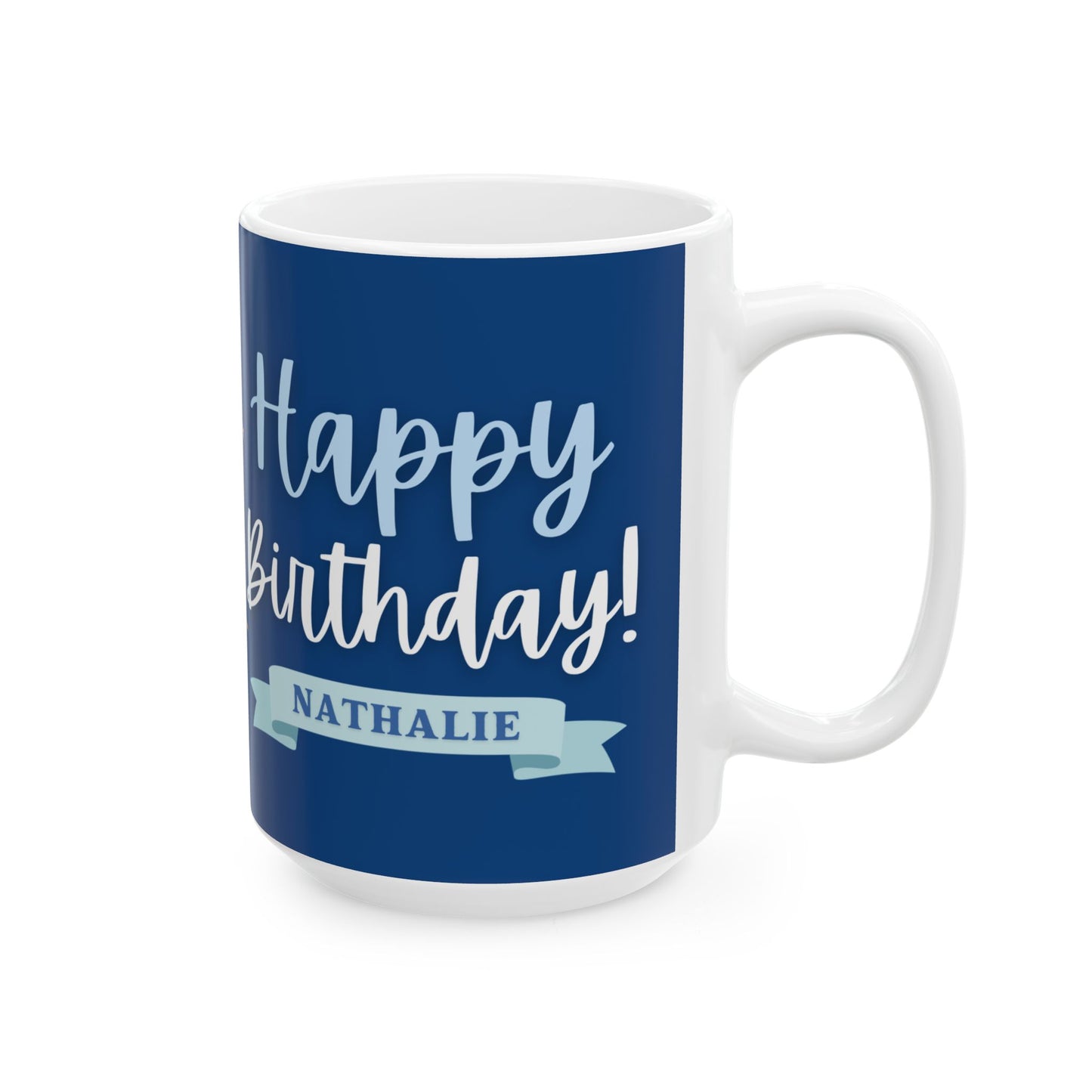 Personalized Birthday Celebration Mug - Customizable Gift for Birthdays, Parties, Unique Keepsake - 13980