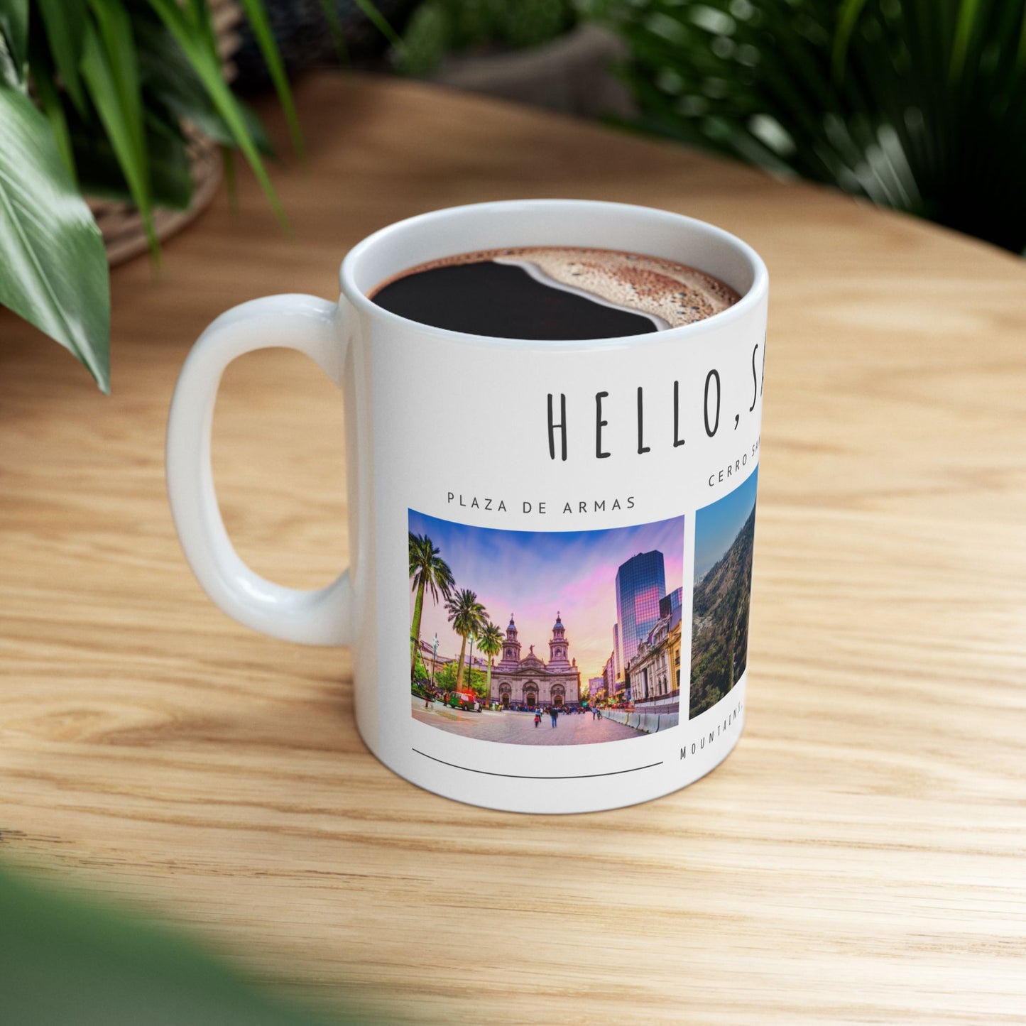 Hello, Santiago! Scenic Ceramic Mug - 11oz & 15oz - 12102