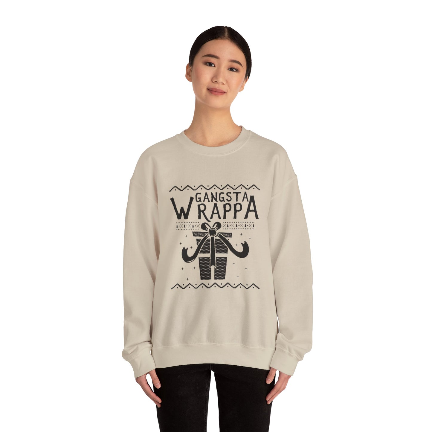 Gangsta Wrappa - Unisex Heavy Blend™ Crewneck Sweatshirt