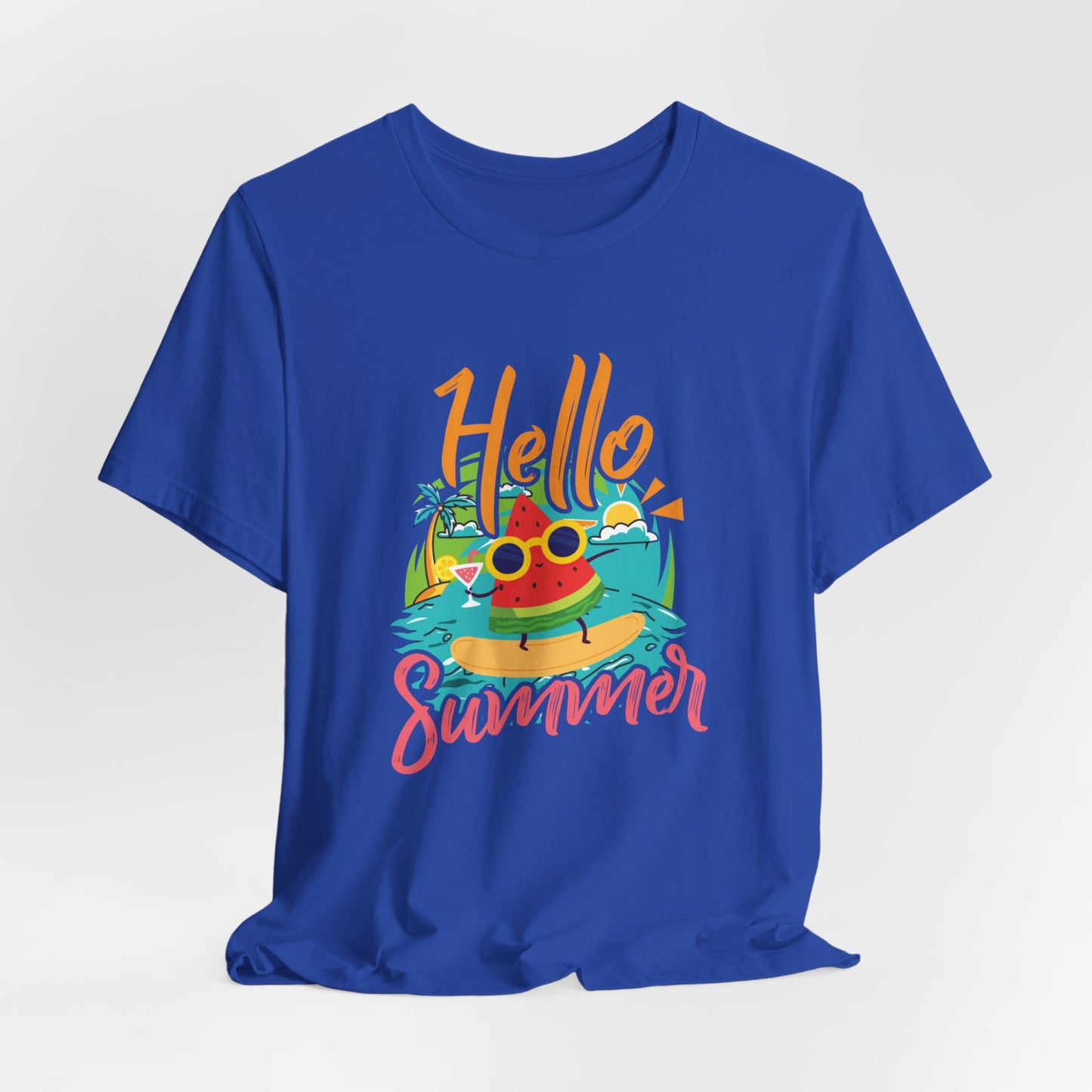 Hello Summer - Unisex Jersey Short Sleeve Tee