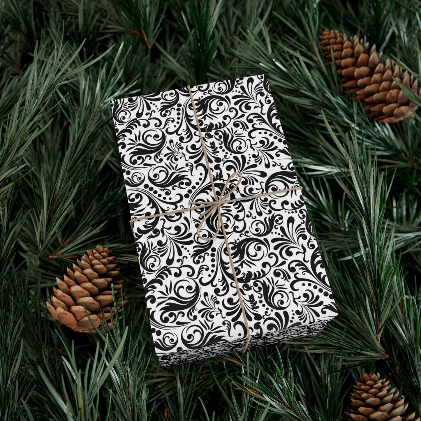 Black Pattern - Gift Wrap Papers - 10296