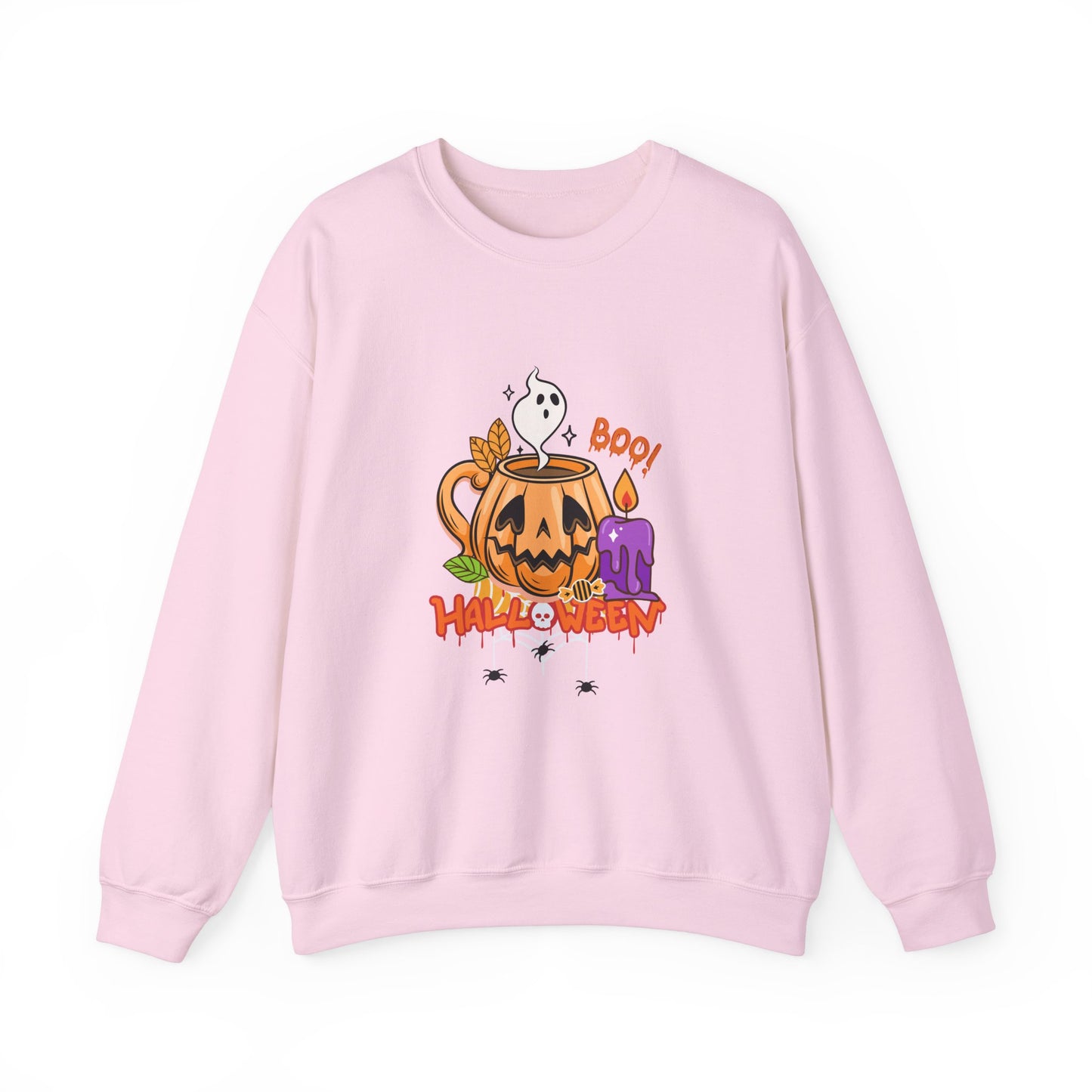 Boo Halloween - Unisex Heavy Blend™ Crewneck Sweatshirt