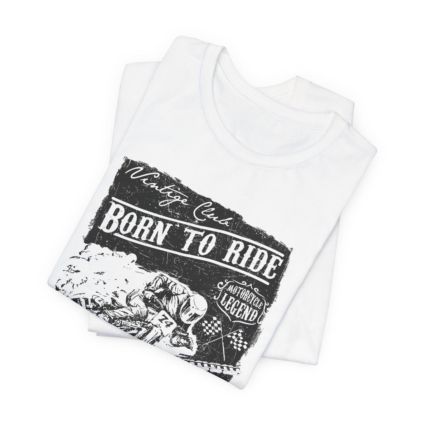 Born To Ride, Forced To Work - Unisex Jersey Short Sleeve Tee